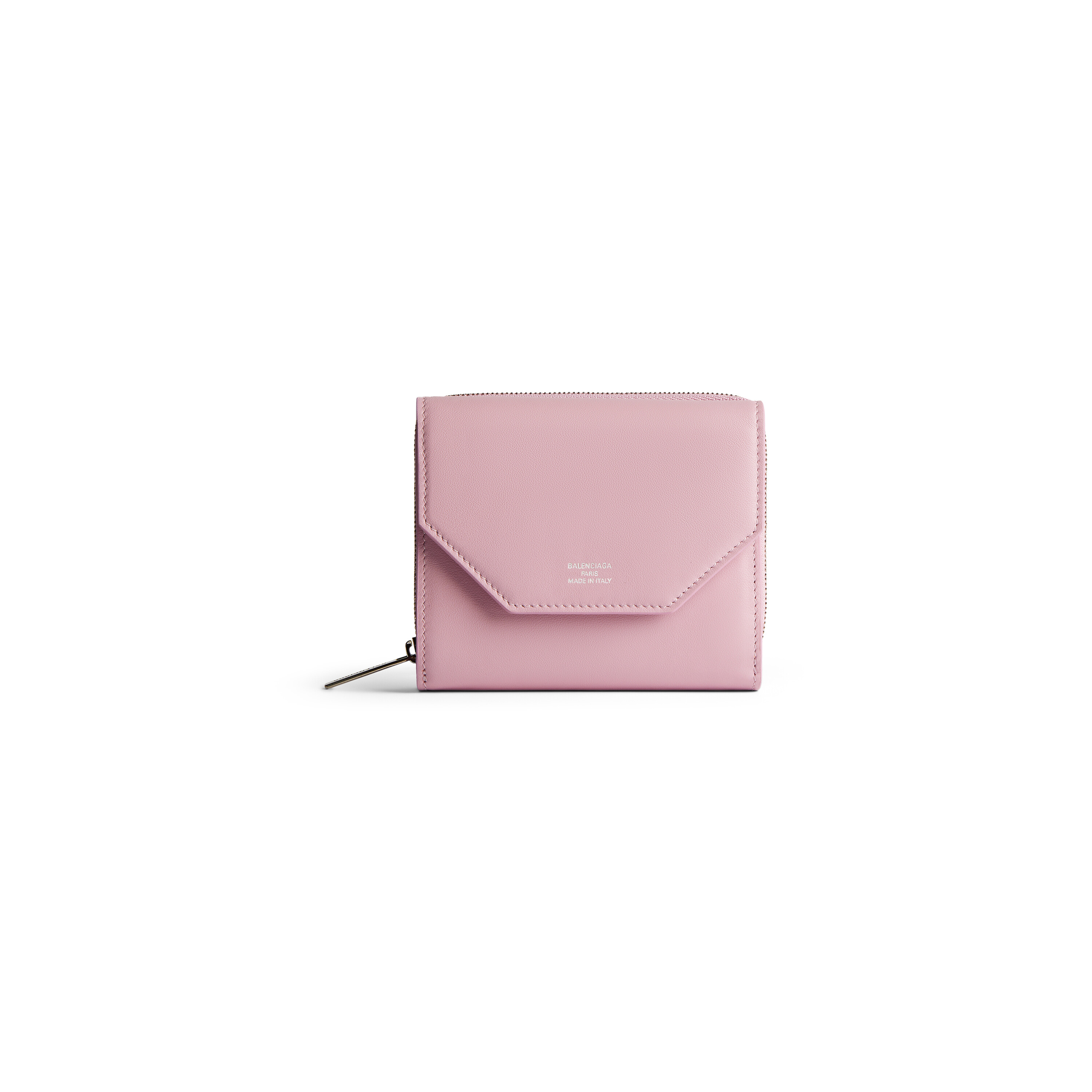 ライトピンク の ウィメンズ Envelope フラップ コンパクトウォレット | Balenciaga JP