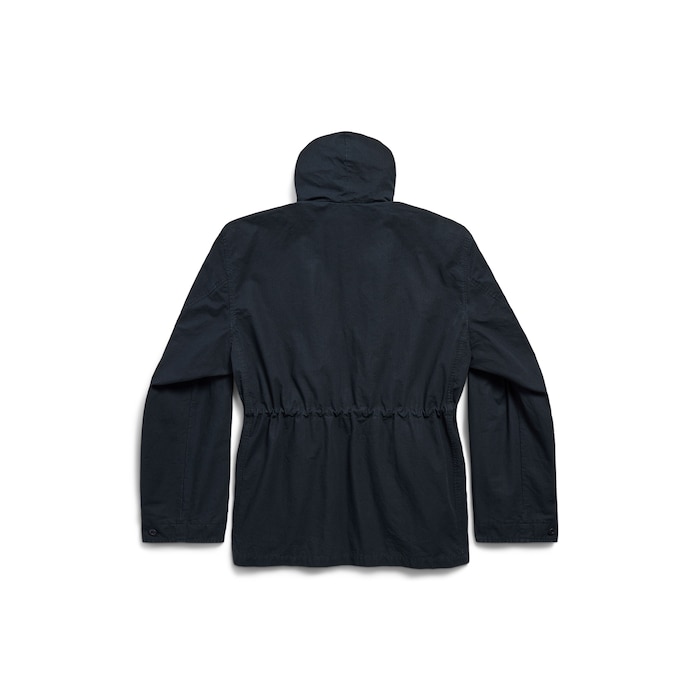 Balenciaga raincoat black on sale