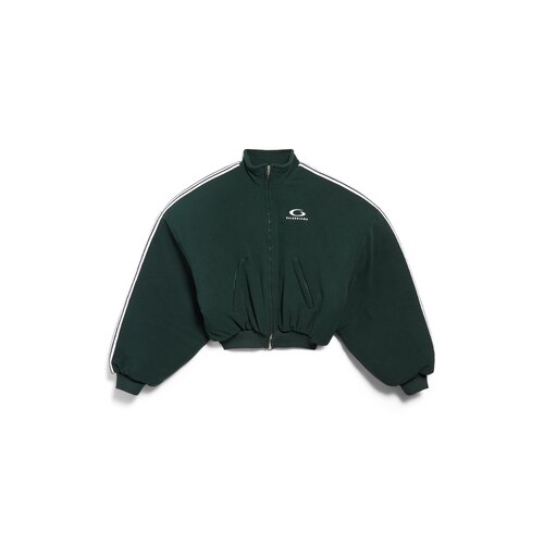 loop sports icon round zip-up jacket
