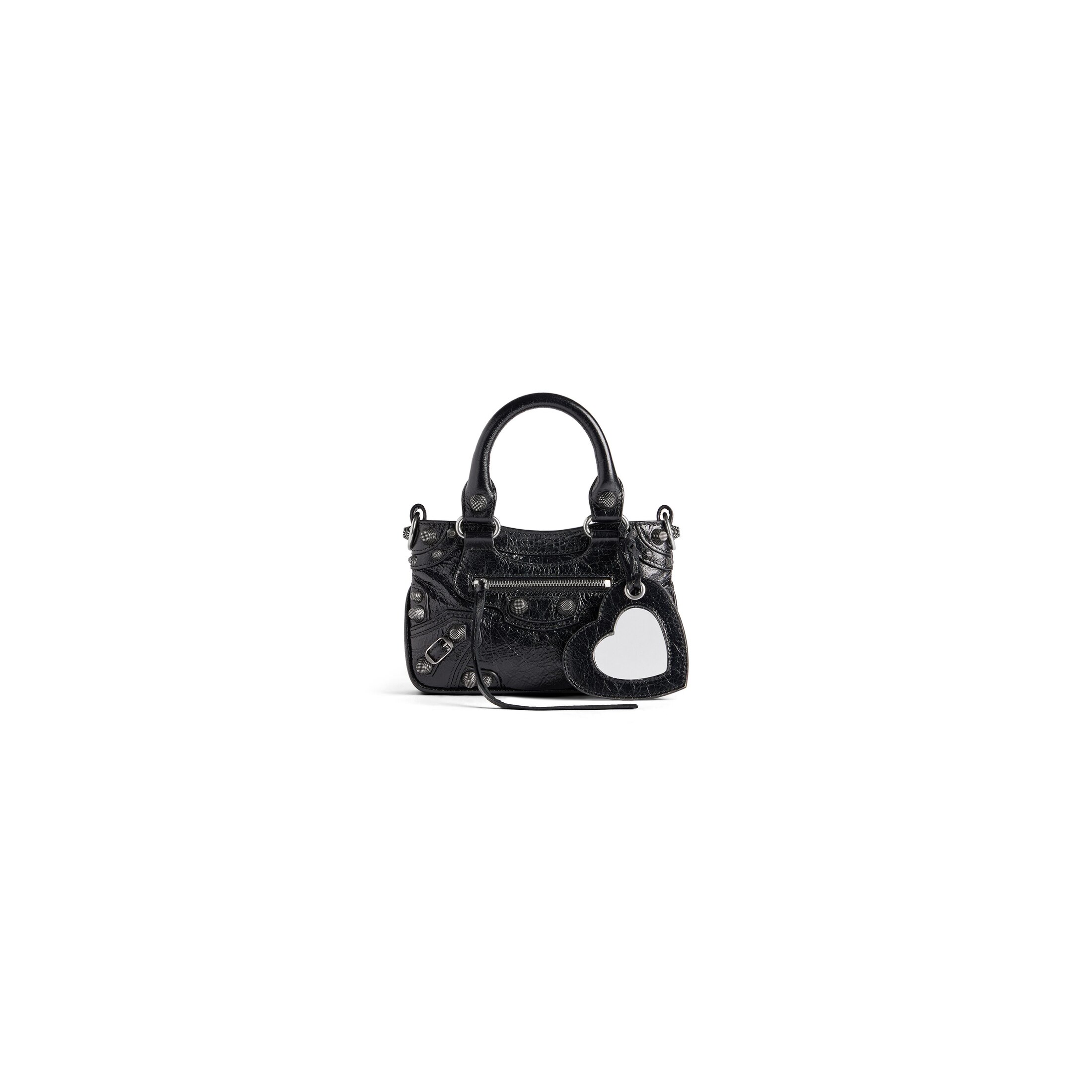 Balenciaga Neo Cagole Mini Tote Bag - Black - Women's - Lambskin