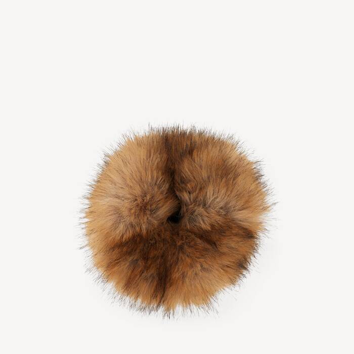 holli animal-free fur scrunchie