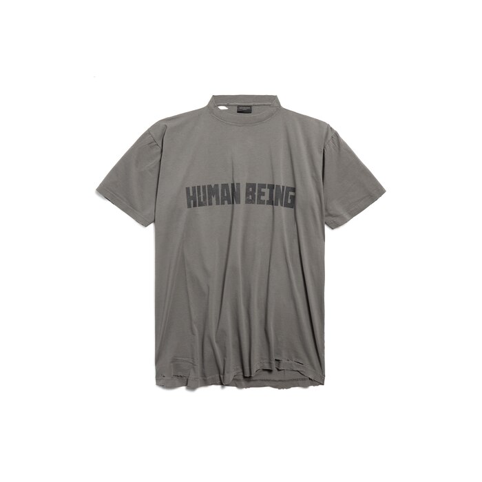 t-shirt shifted human being