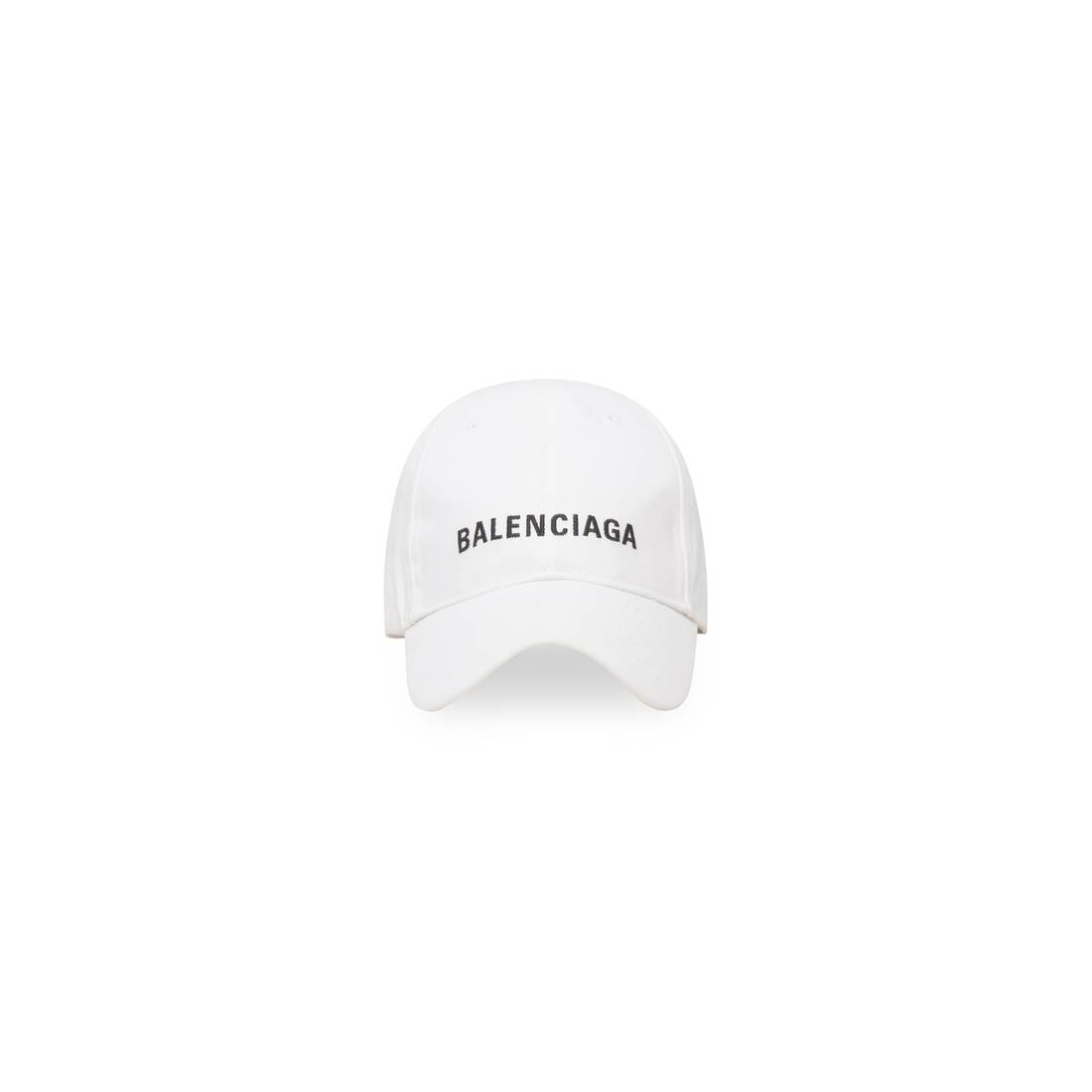 Balenciaga Cap In White Black Balenciaga Us