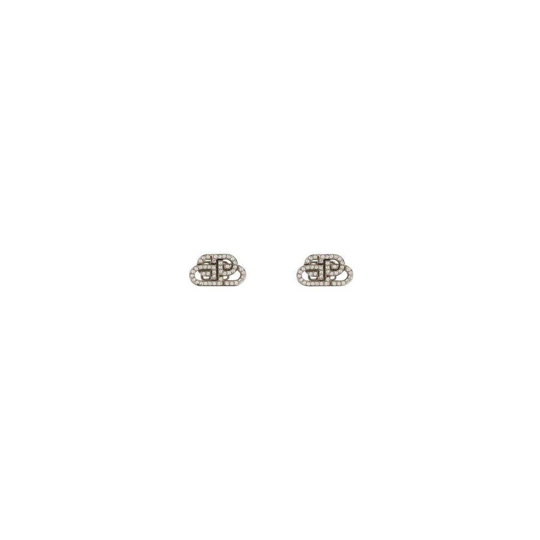 Women's Gucci GG Diamond studded Earrings with Black Crystals