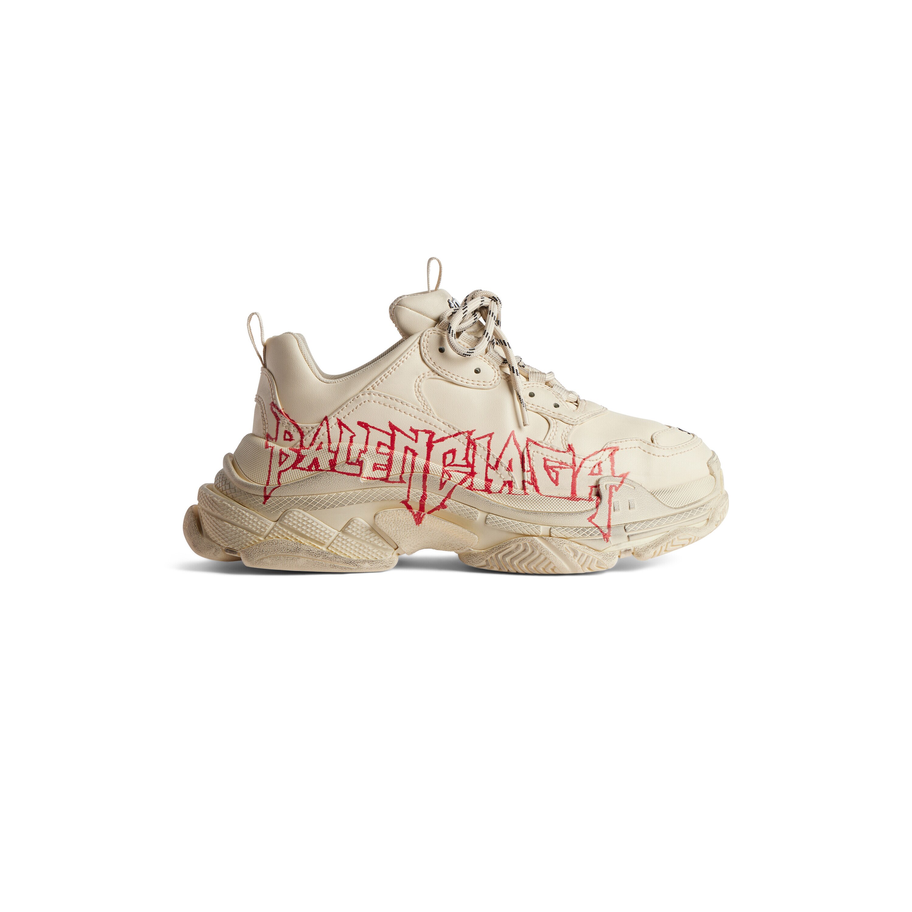 Beige balenciaga triple s best sale