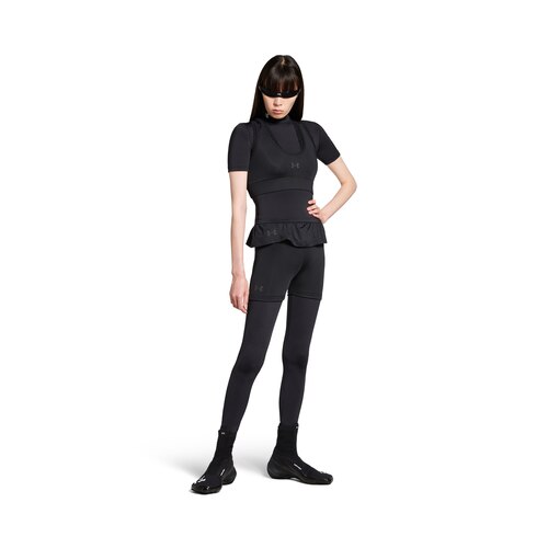 under armour® crewneck layered short sleeve top