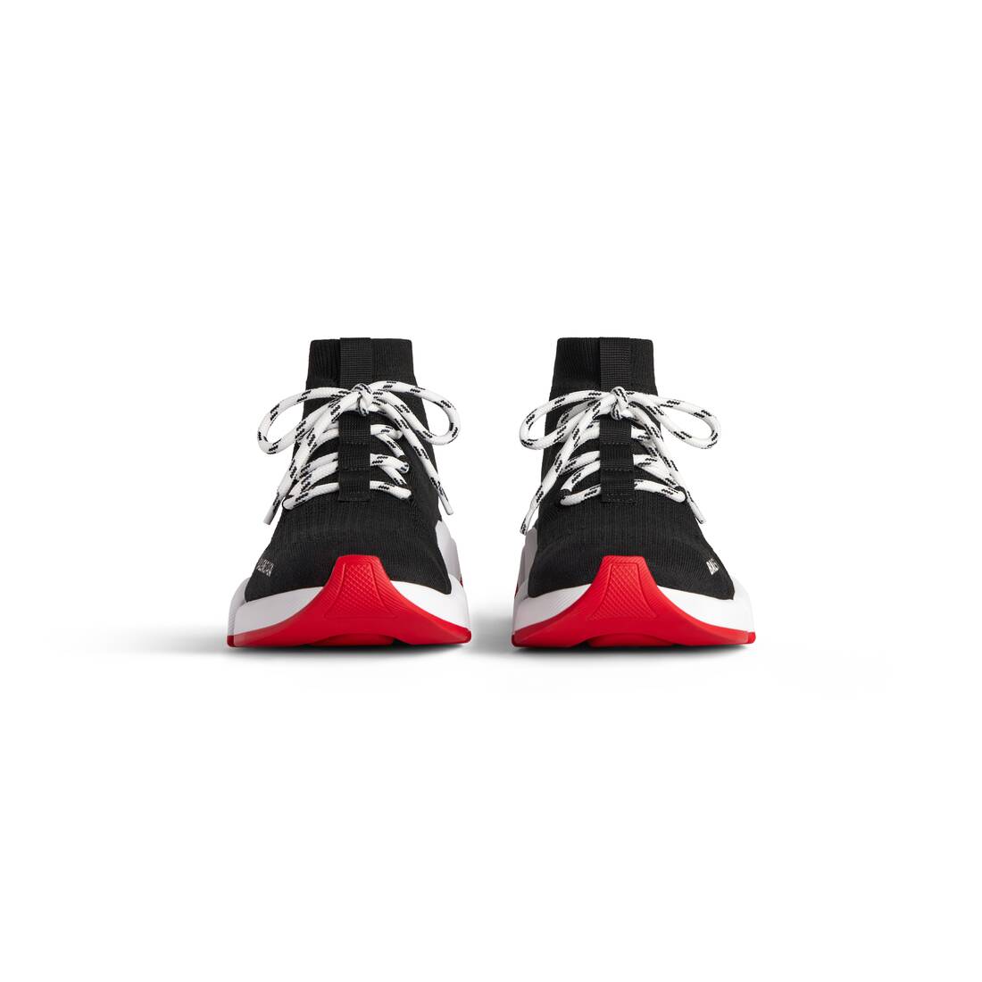 Balenciaga Speed Lace-Up Trainers Red/Black Release