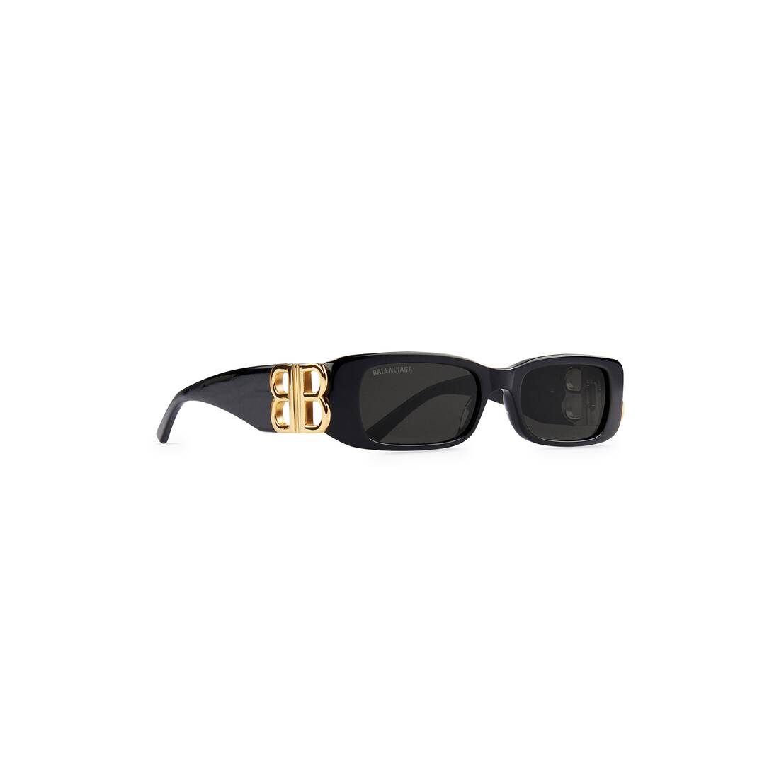 Dynasty Rectangle Sunglasses in Black