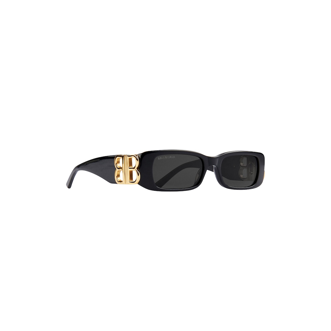 Dynasty Rectangle Sunglasses in Black