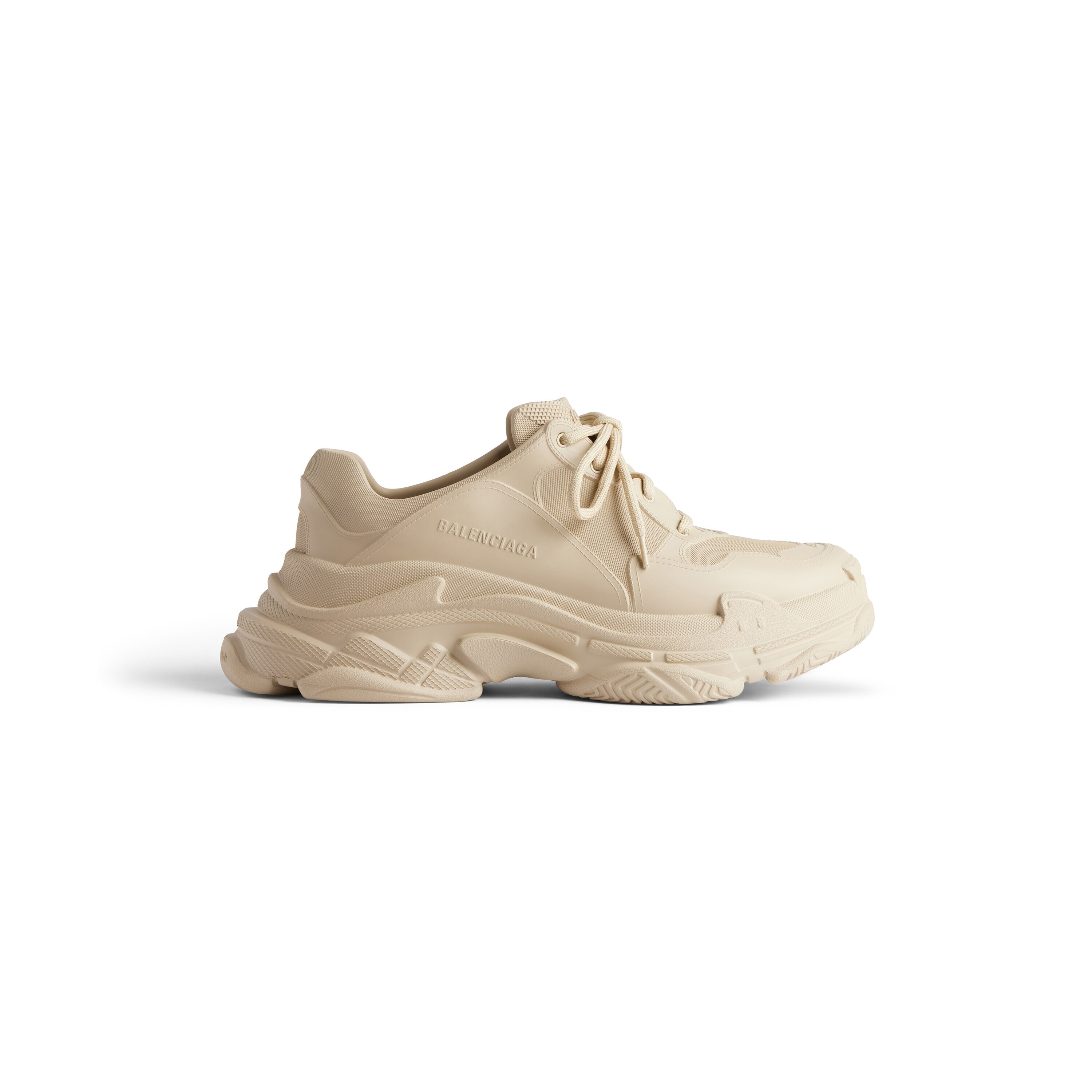 Men's Triple S Mold Sneaker in Beige | Balenciaga US