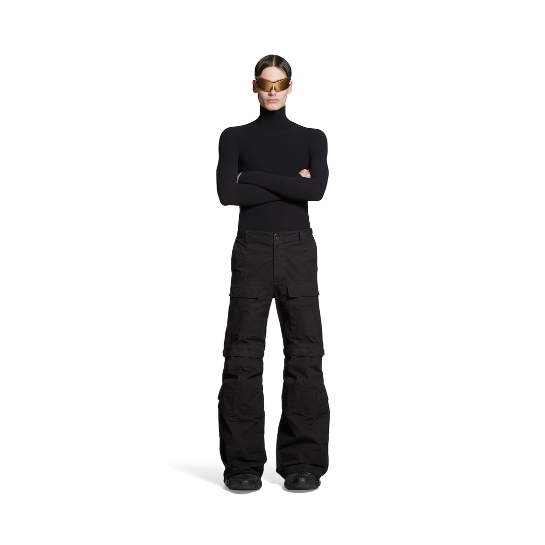 Balenciaga Flared Cargo Trousers - Farfetch