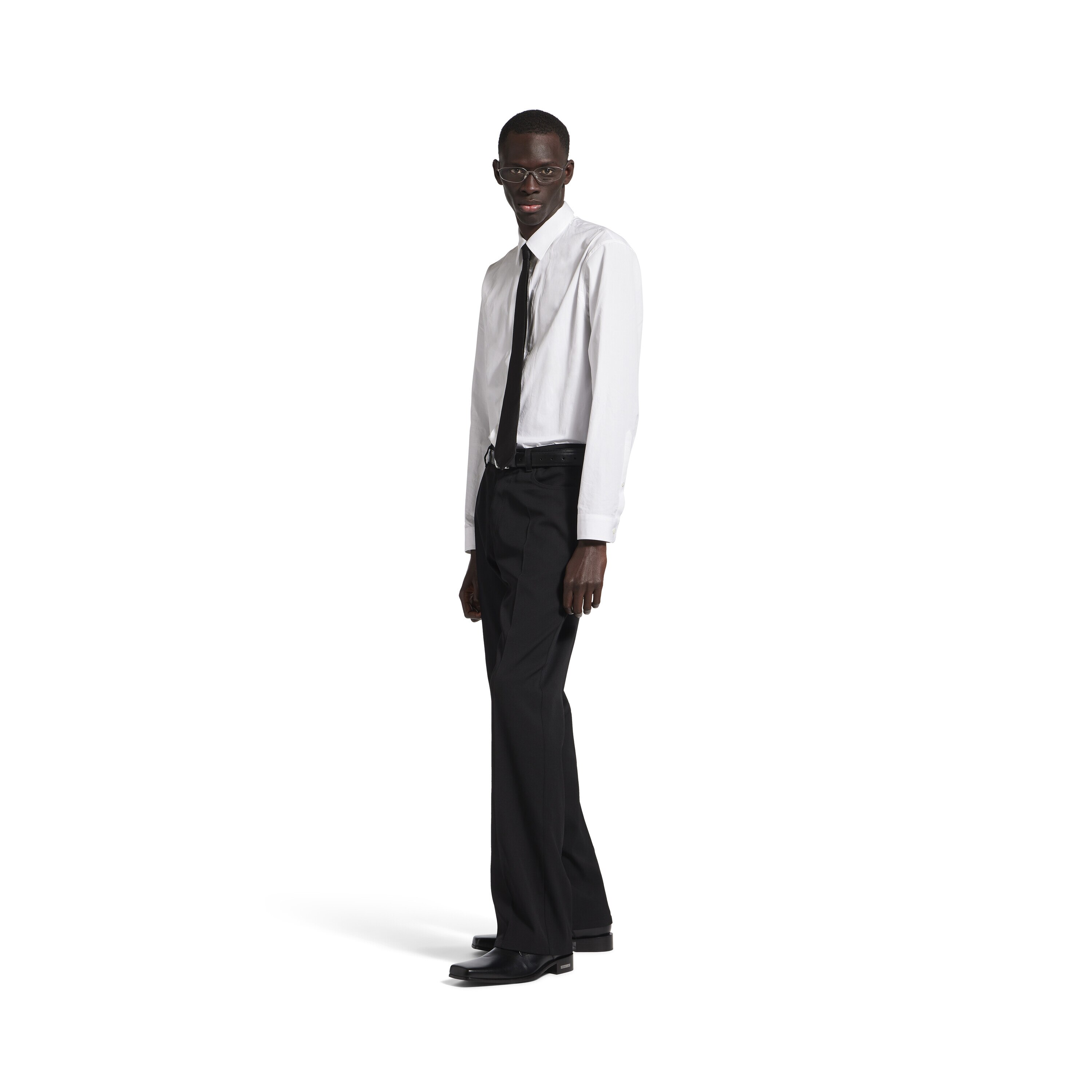 【送料&関税込】Balenciaga Straight-leg Tailored Trousers Men's Straight Fit Tailored Pants in Black | Balenciaga US
