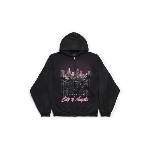 city of angels outerwear zip-up hoodie