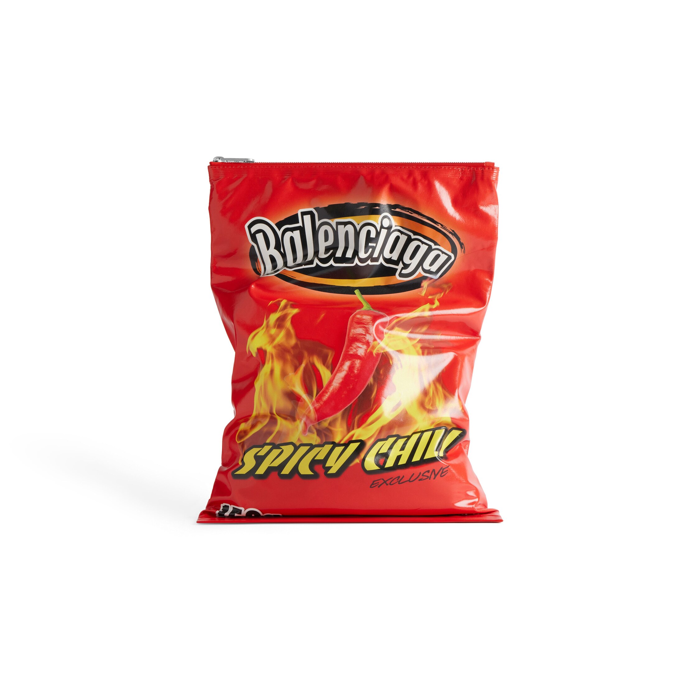 Balenciaga Chips Bag - Red - Unisex - Calfskin