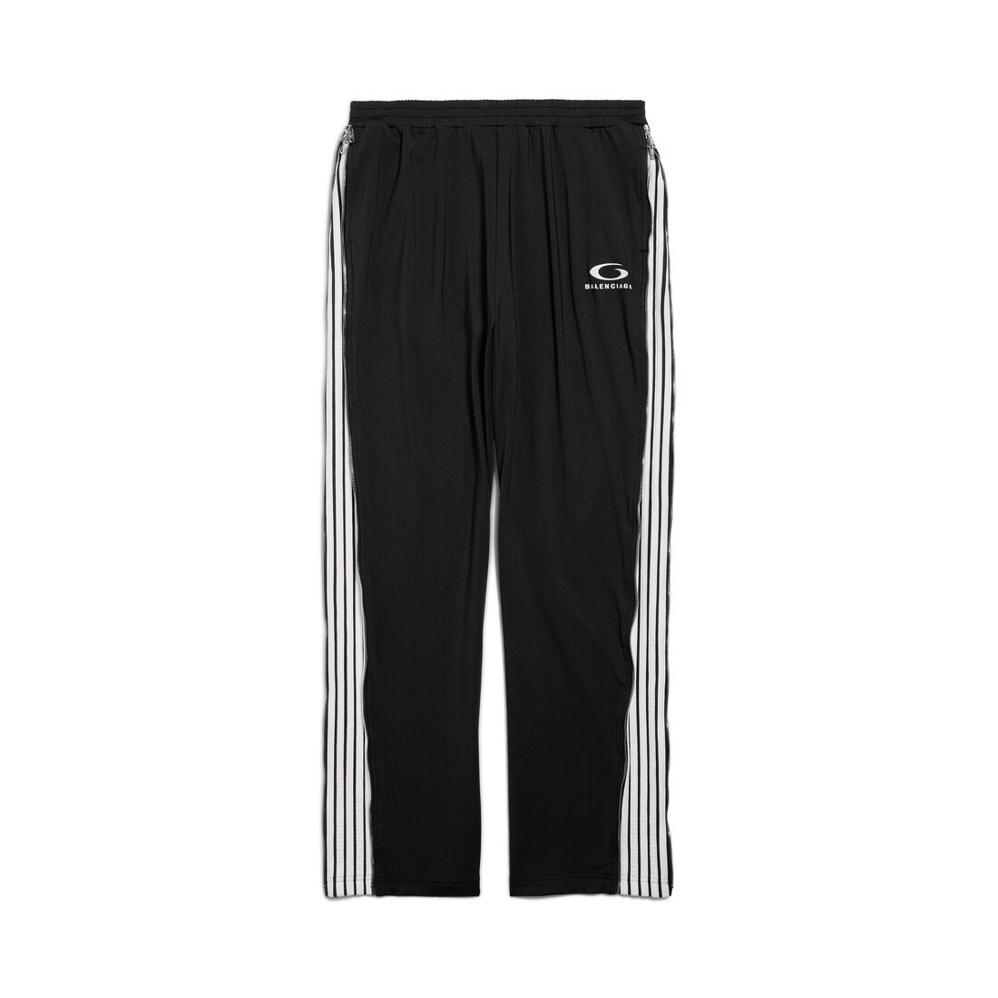 パンツ・ボトムスその他 Balenciaga Tracksuit Loop Sports Icon Trousers Loop Sports Icon Zipped Sweatpants in Black/white