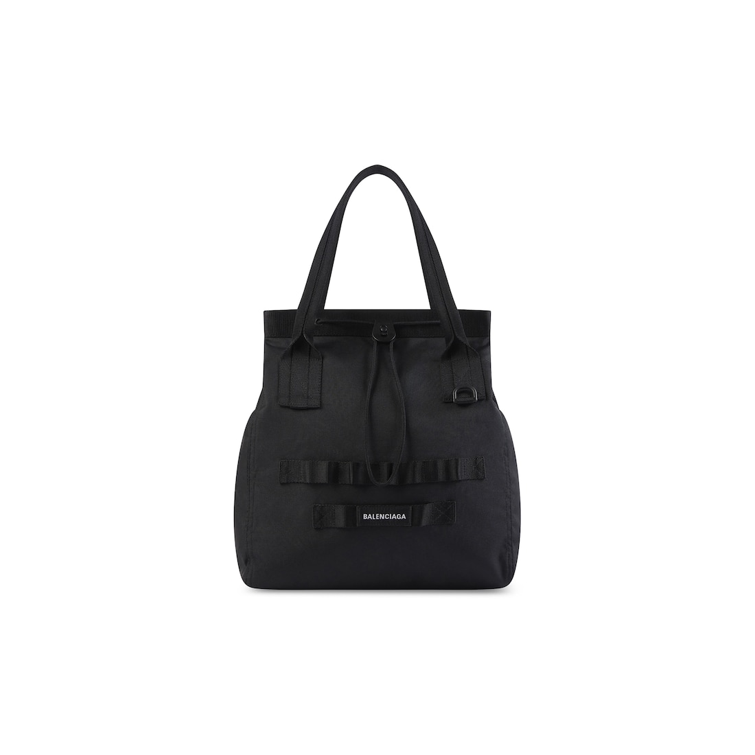 Prada Nylon & Leather Tote Bag in Black for Men