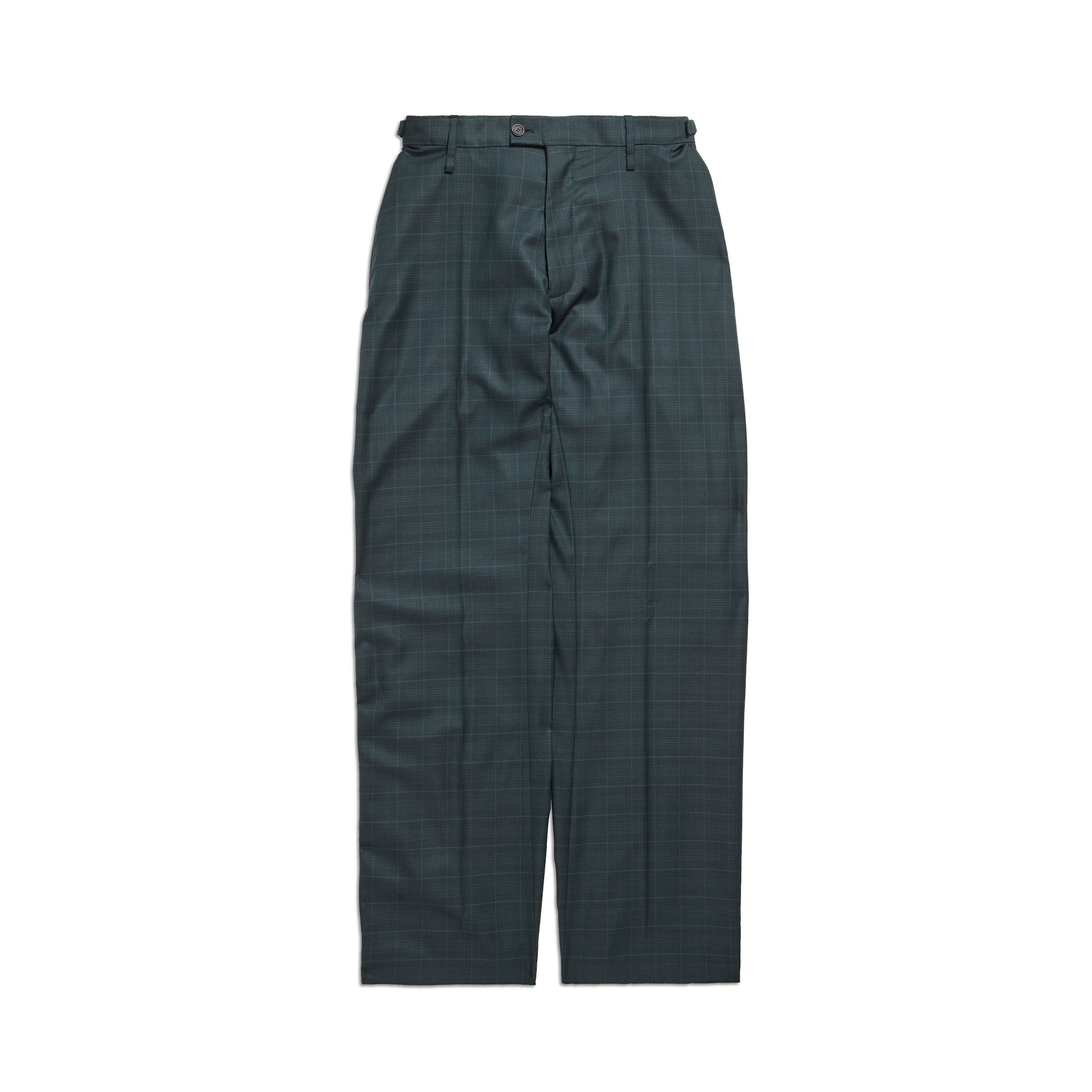 Balenciaga Skater Tailored Pants - Green - Man - XL - Virgin Wool