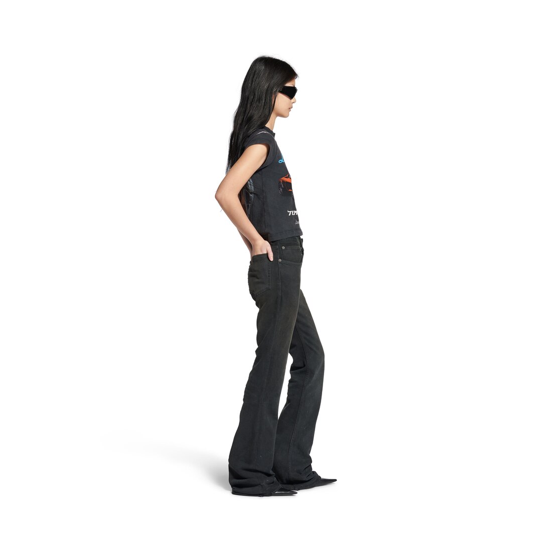 ホワイト の ウィメンズ スリムフィット Bootcut パンツ