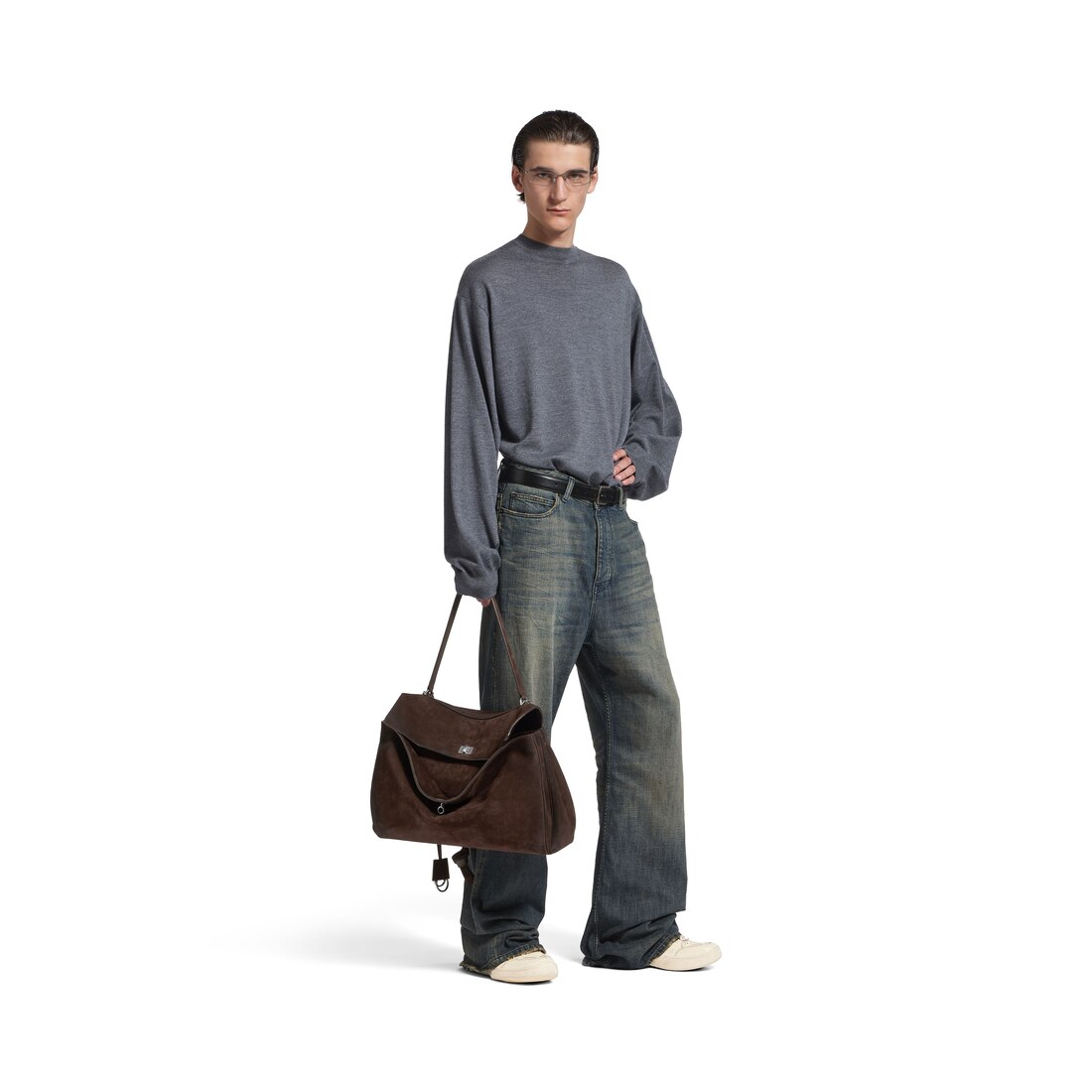 Rodeo Handbag Large in Light Espresso | Balenciaga US