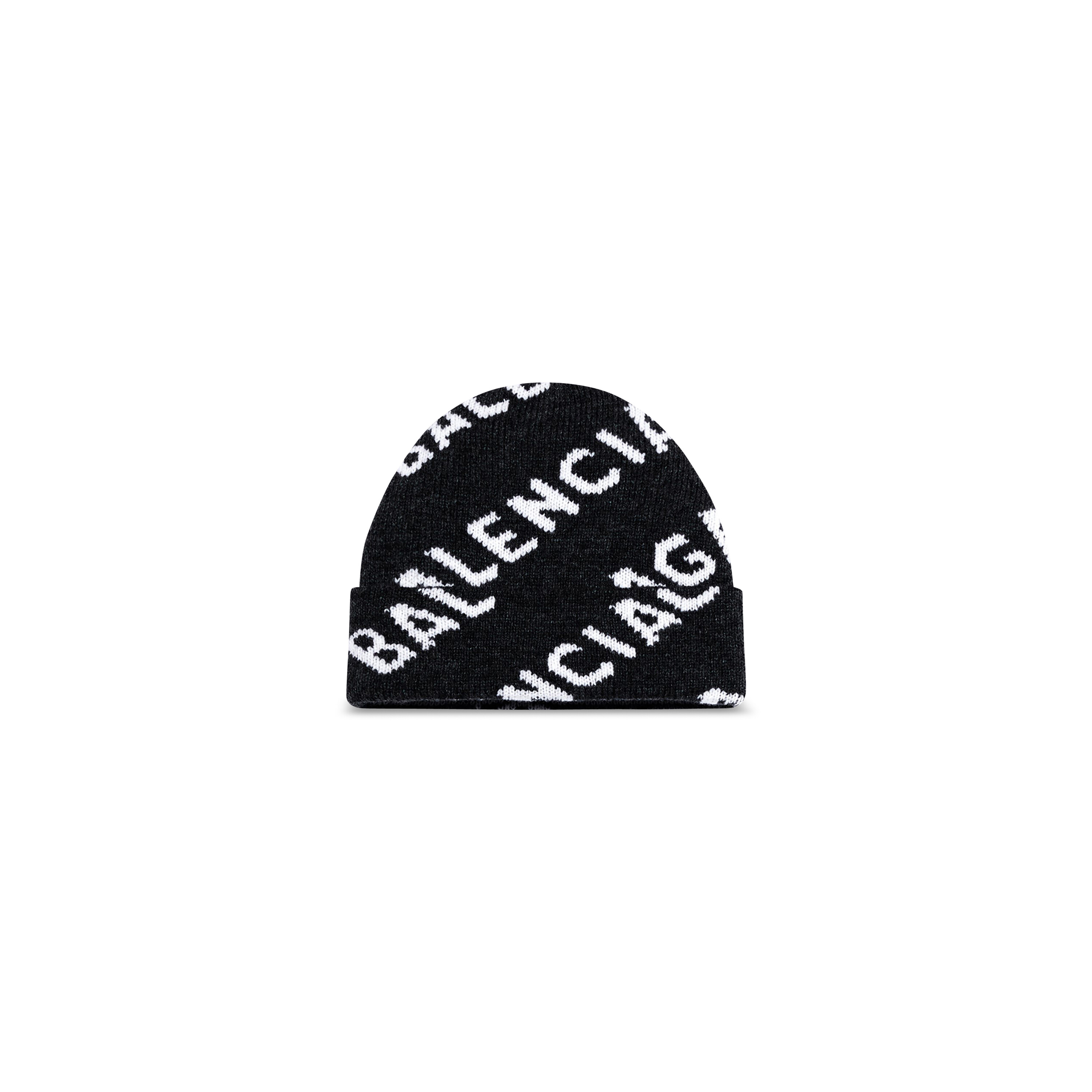 Allover Logo Hat in Black | Balenciaga US