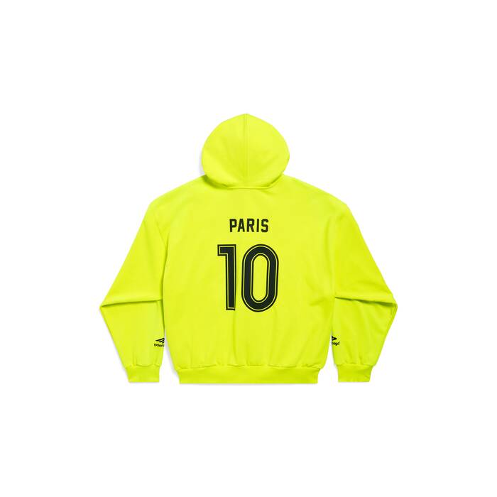 paris soccer zip-up hoodie medium fit