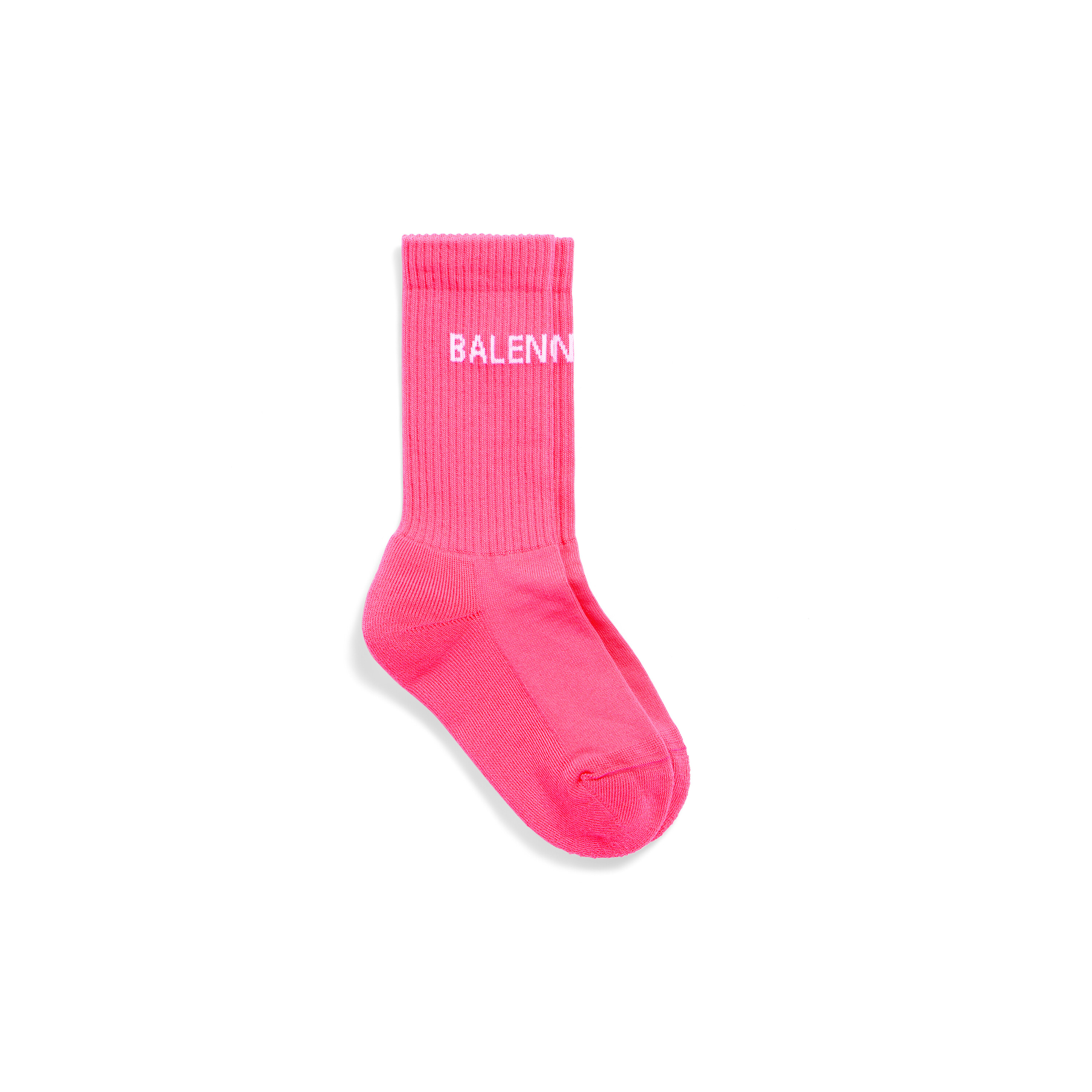 Situation vandrerhjemmet gavnlig Women's Balenciaga Tennis Socks in Bright Pink | Balenciaga US