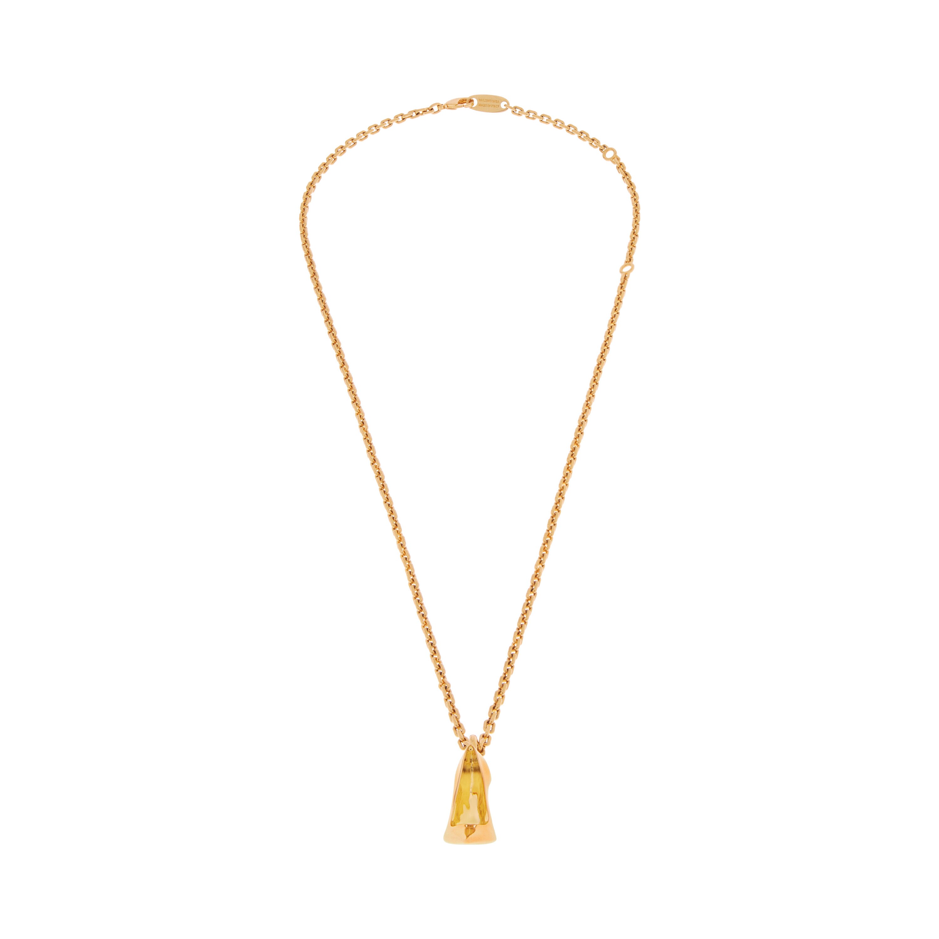 Women's Keyholder Thin Honey Necklace in Gold | Balenciaga US