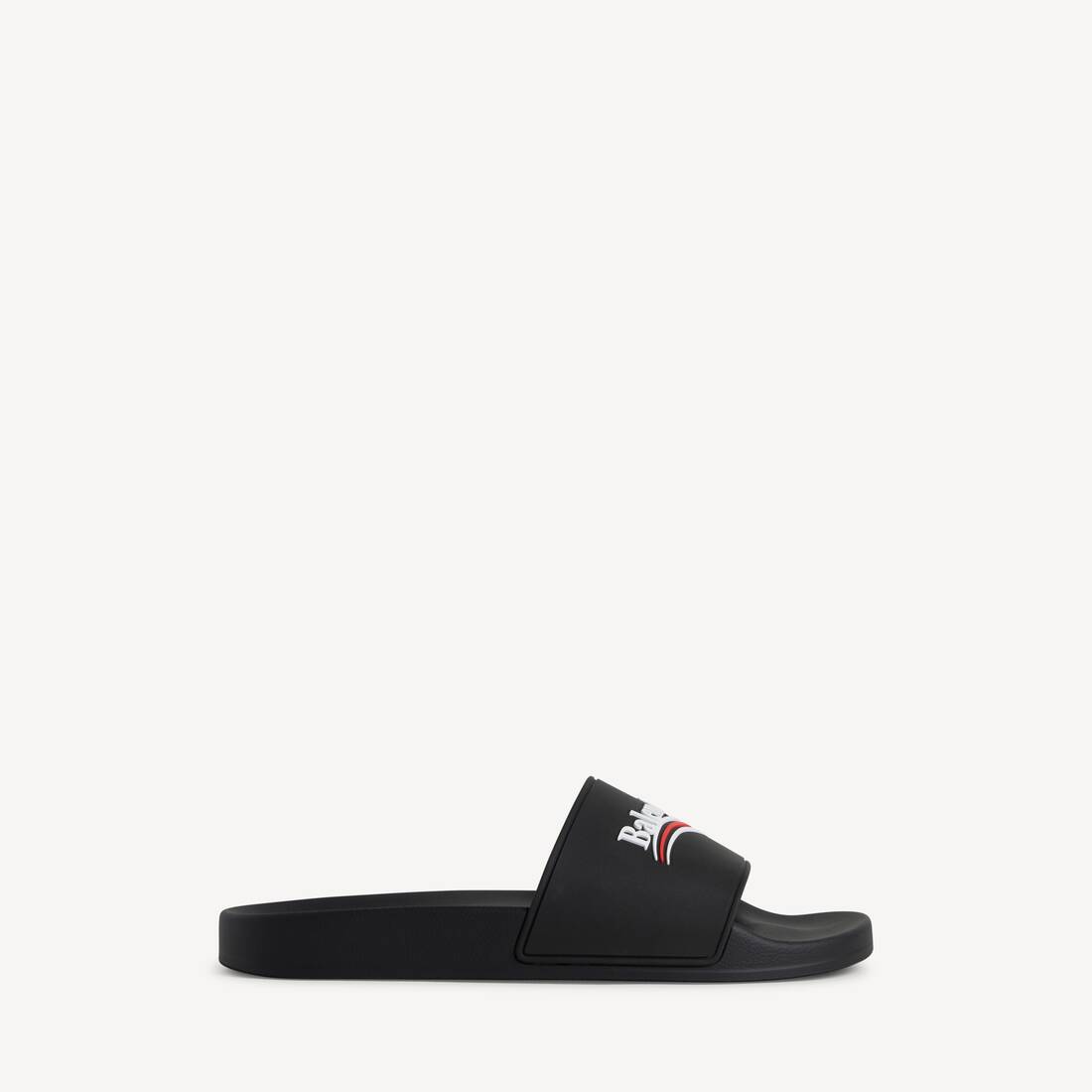 Men's Pool Slide Sandal in Black Balenciaga AE - Main Image
