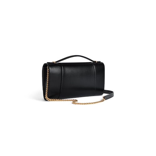 hourglass pochette with chain 