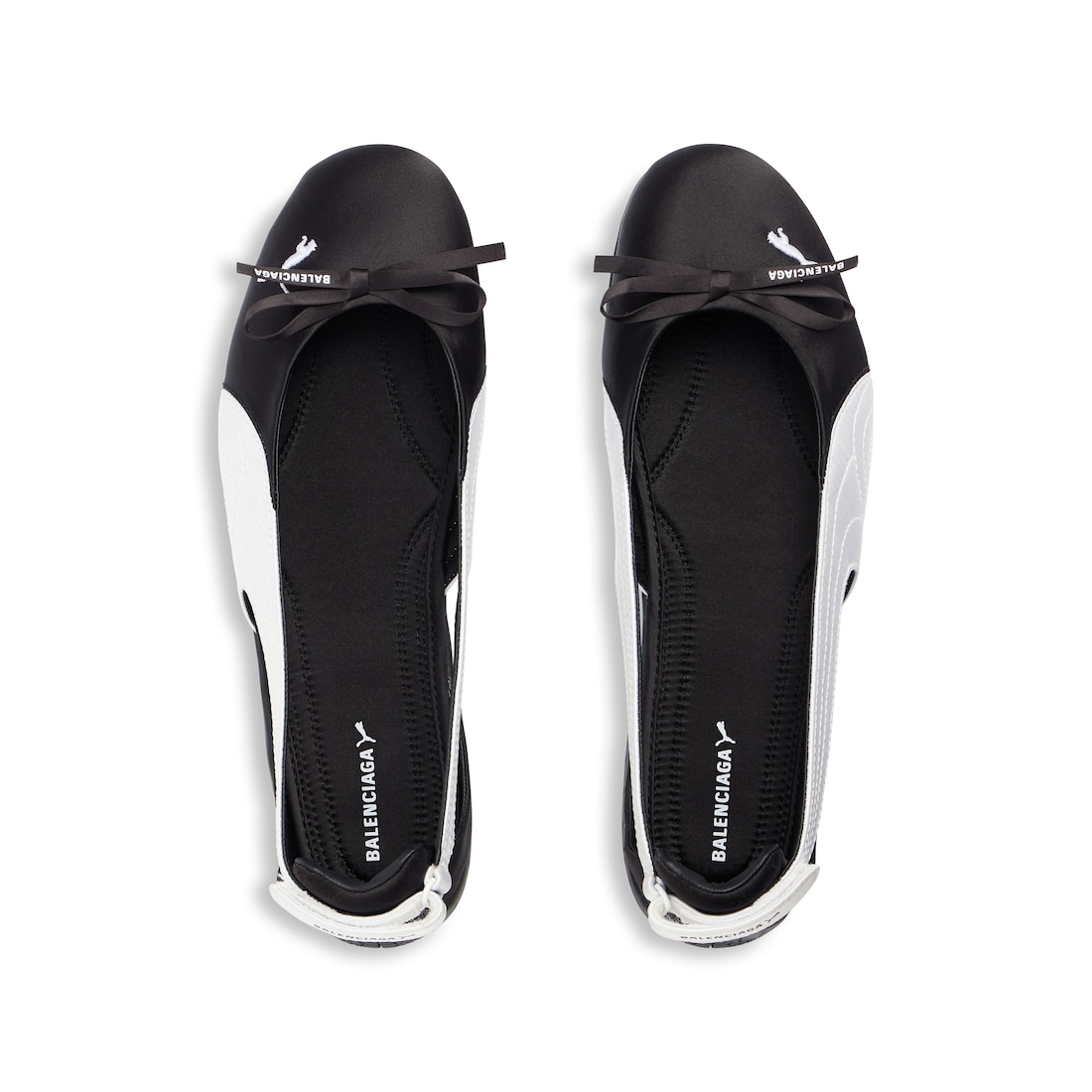 華やか バレンシアガ×プーマ バレエシューズ SPEEDCAT サテン Women's Speedcat Ballet Satin Balenciaga in Light Blue