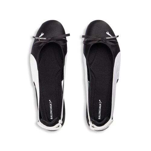 speedcat balenciaga缎面女士芭蕾舞鞋