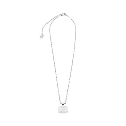 nano square long necklace