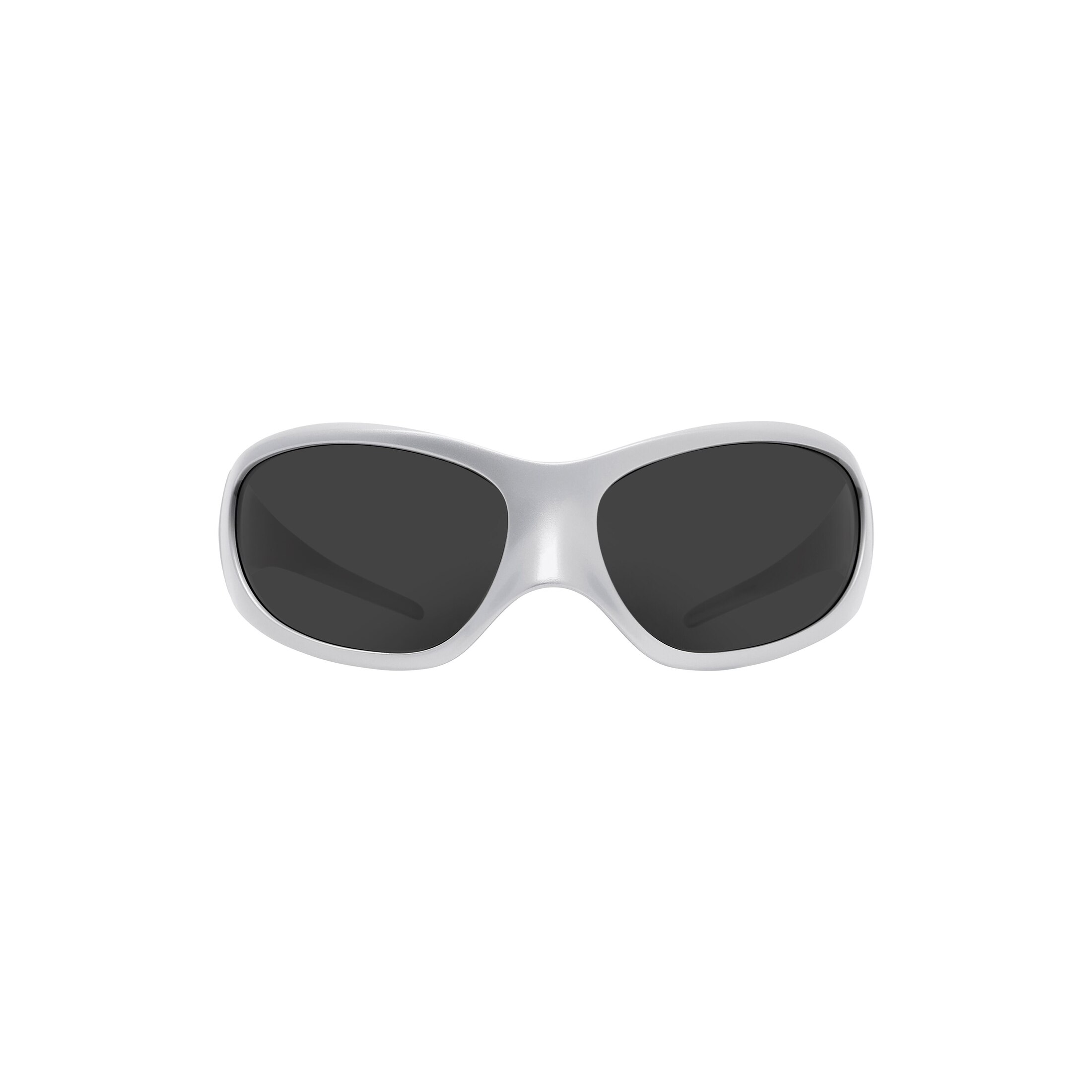 Balenciaga Skin XXL Cat Sunglasses - Silver - Man - Polyamide