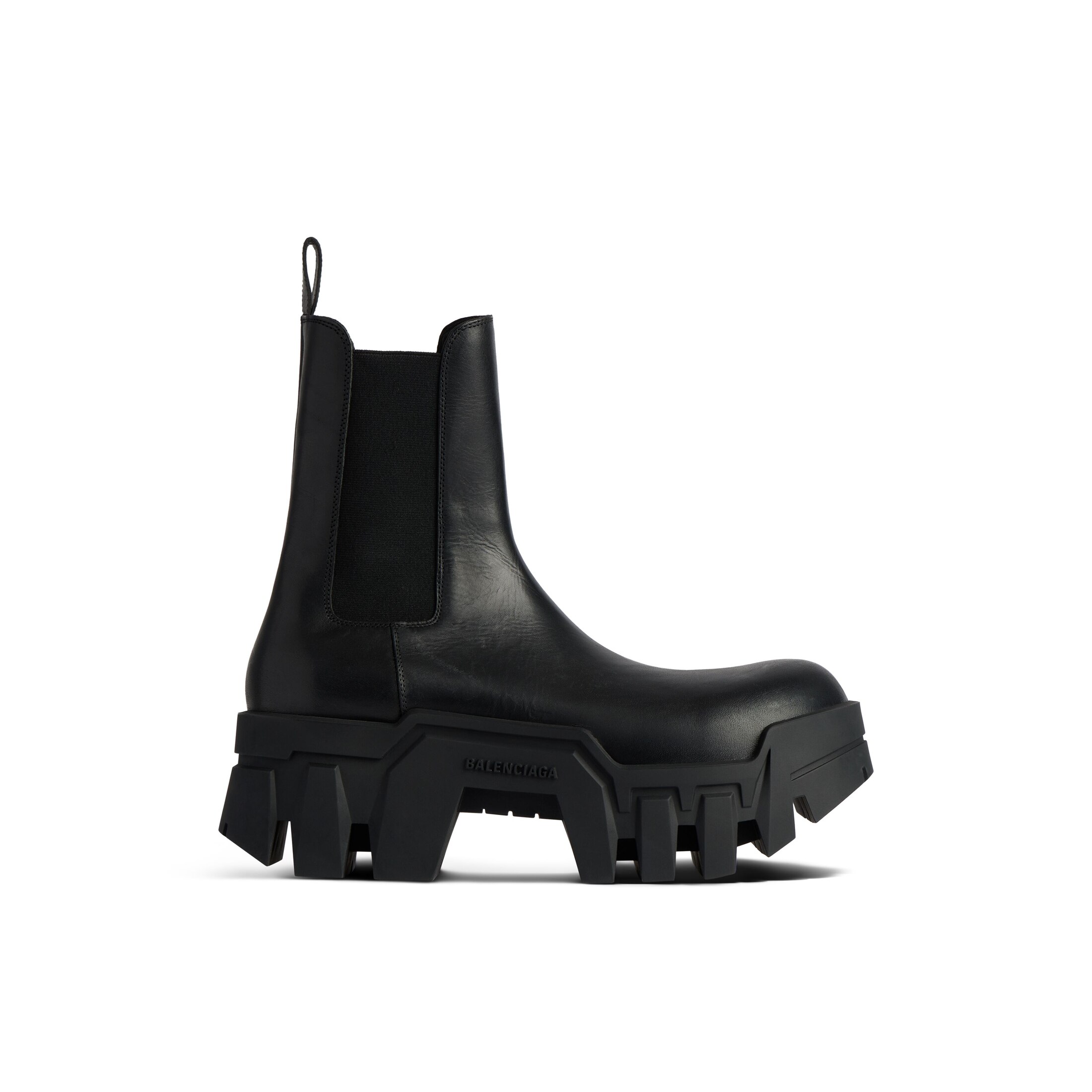 Balenciaga Bulldozer Chelsea Boot - Black - Woman - 40 - Calfskin