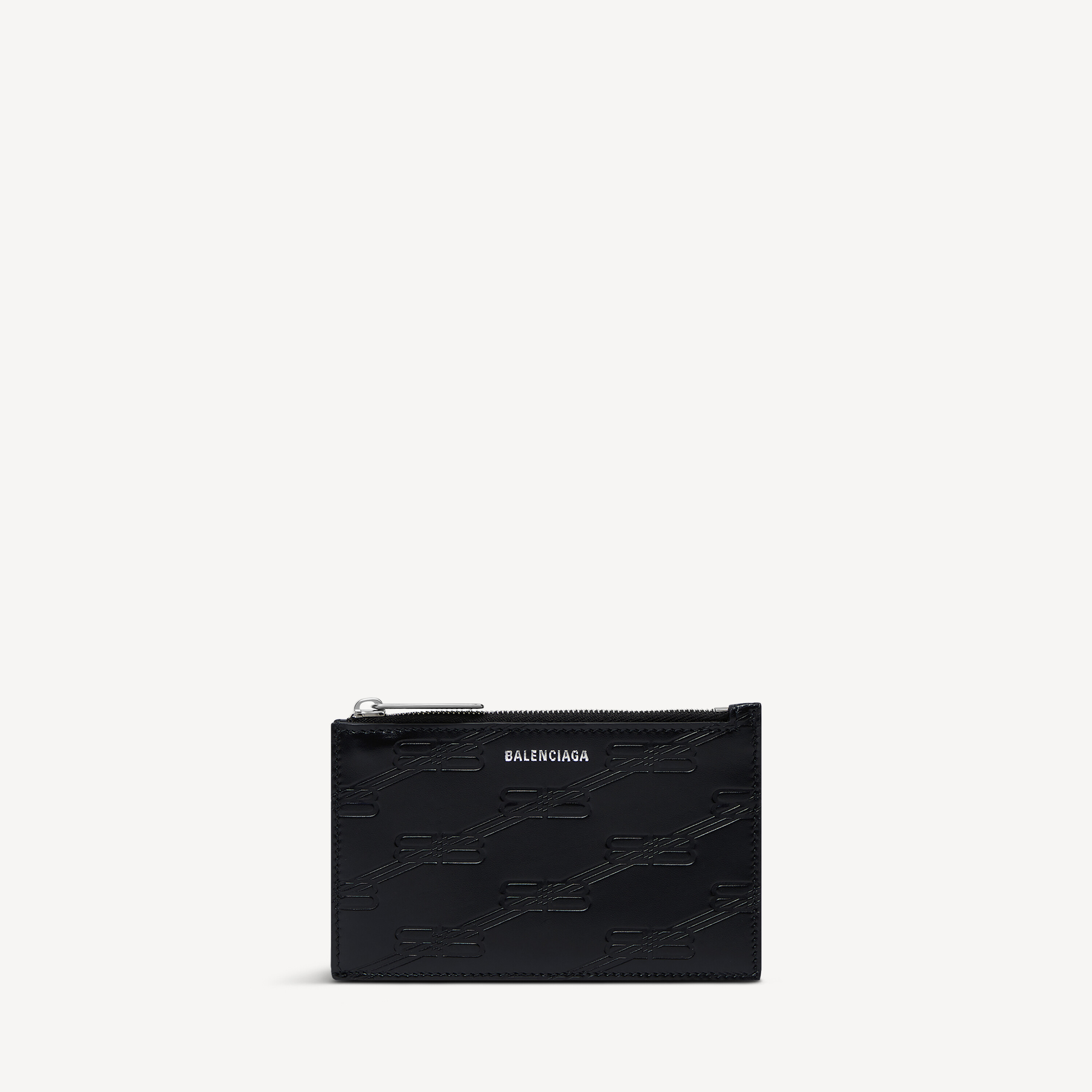 Balenciaga embossed monogram long coin and card holder box