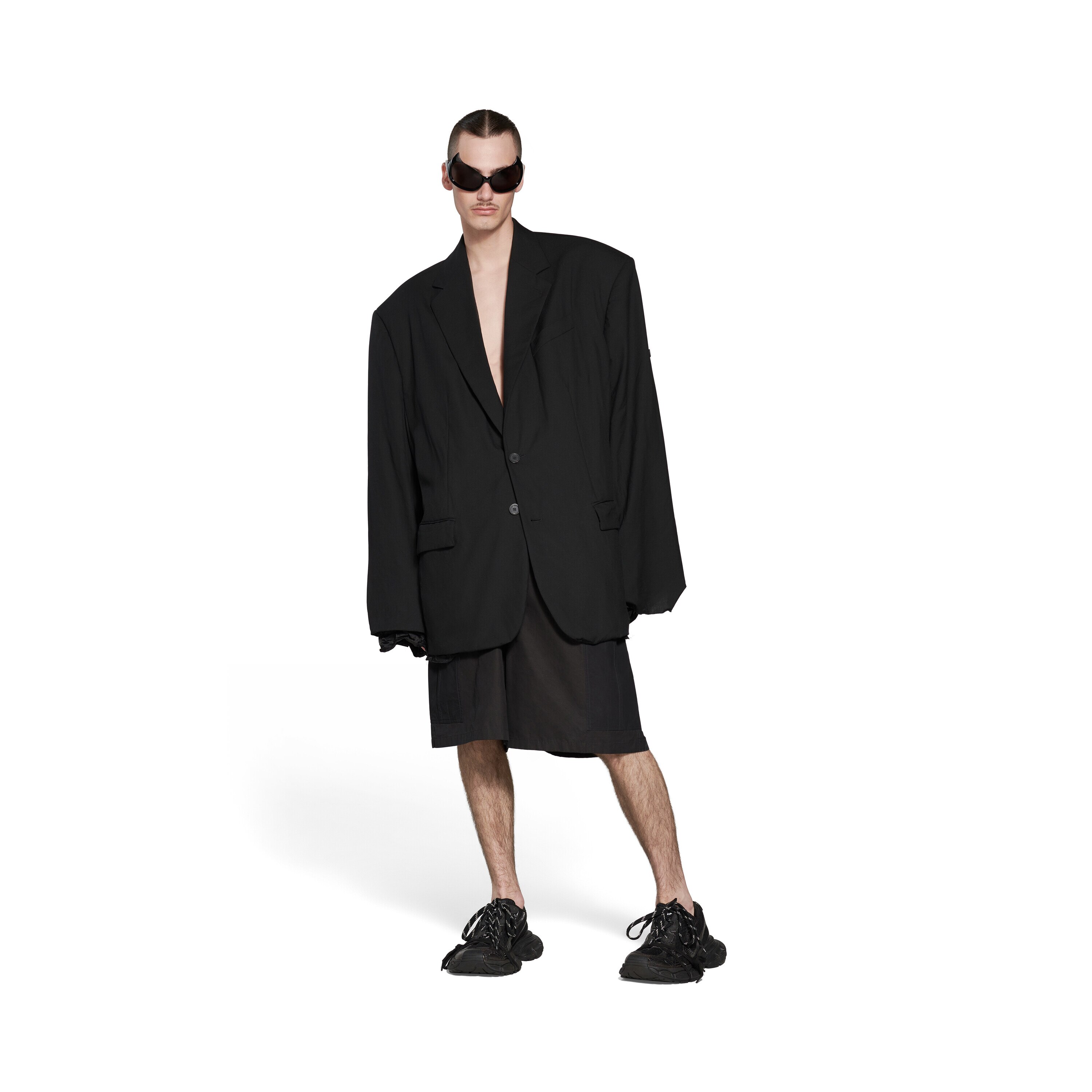 Skater Tailored Jacket in Black | Balenciaga US