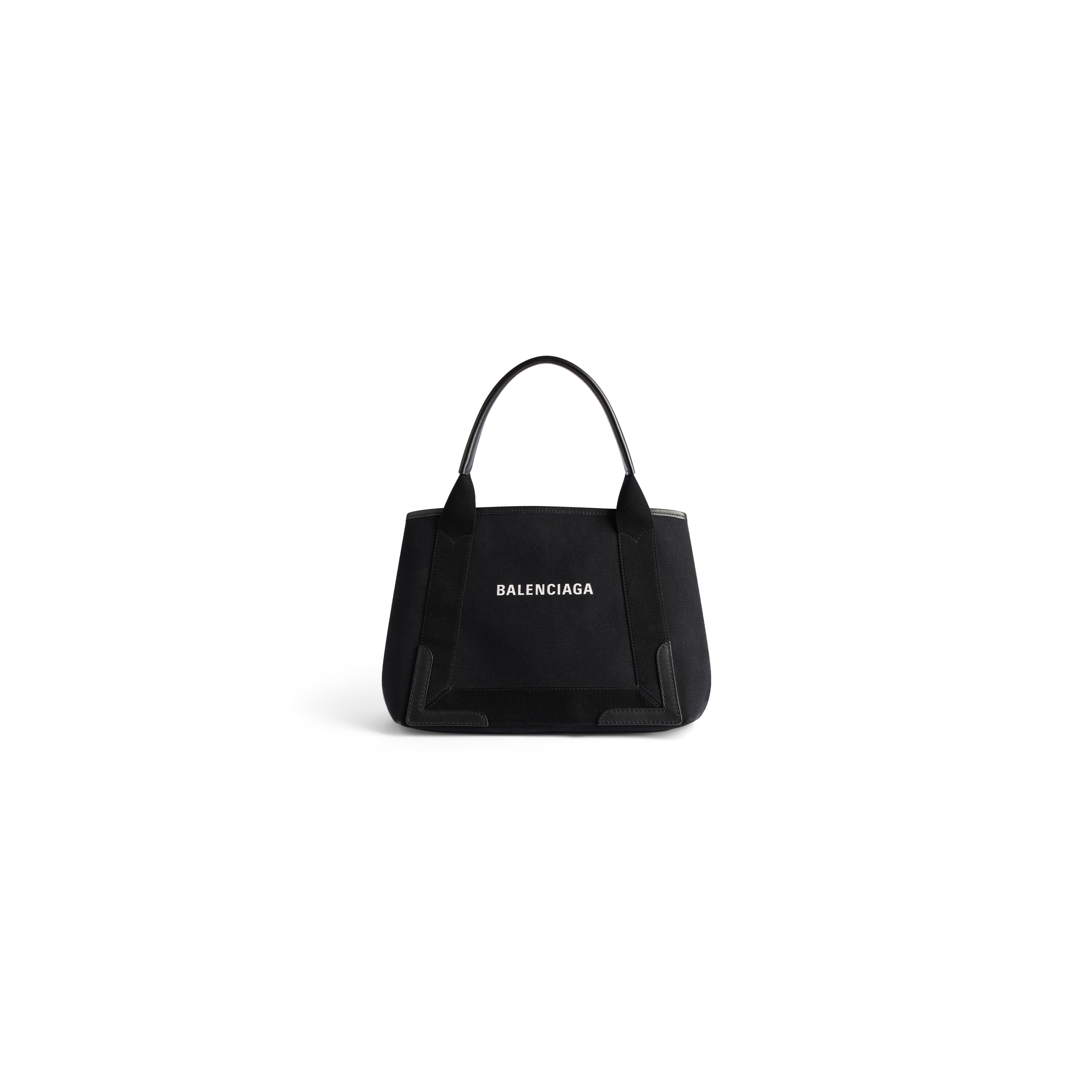 Women's Navy Small Cabas in Black | Balenciaga US