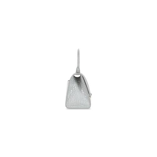 hourglass small handbag crocodile embossed