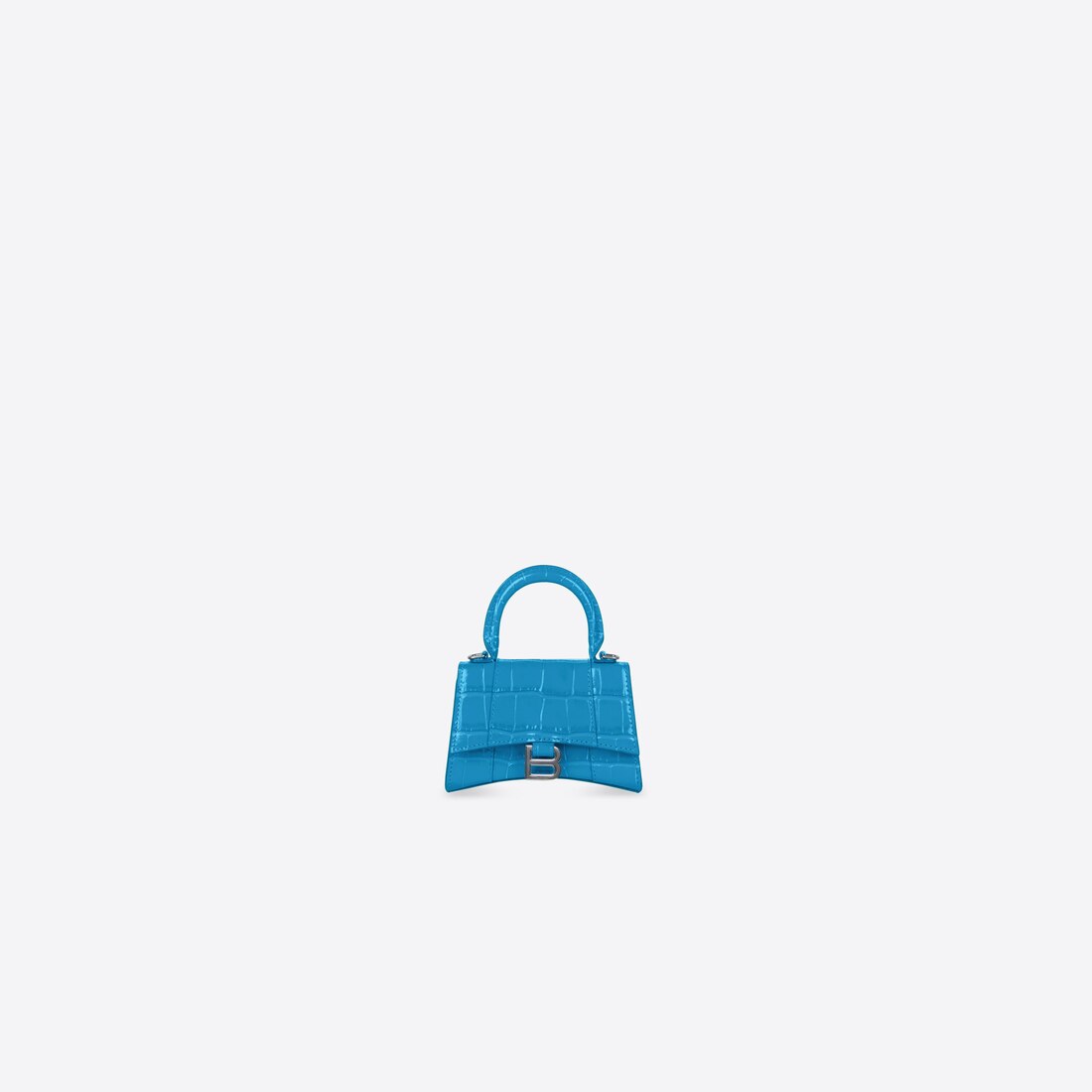 balenciaga hourglass bolsa blue