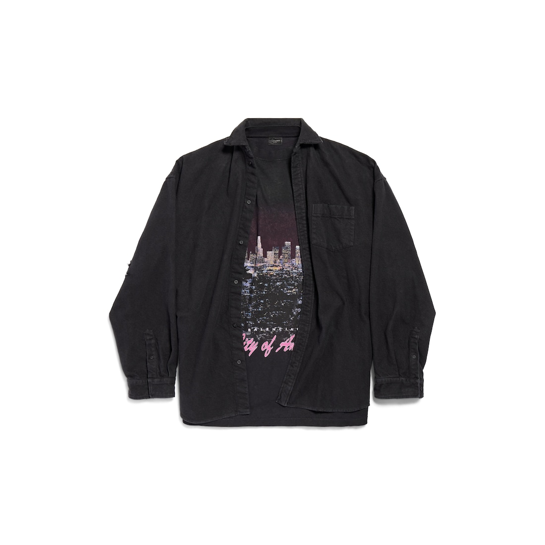 ssssssBALENCIAGA　トルーパー Born x Raised x Los Angeles Dodgers Fly Ball Gray Hoodie