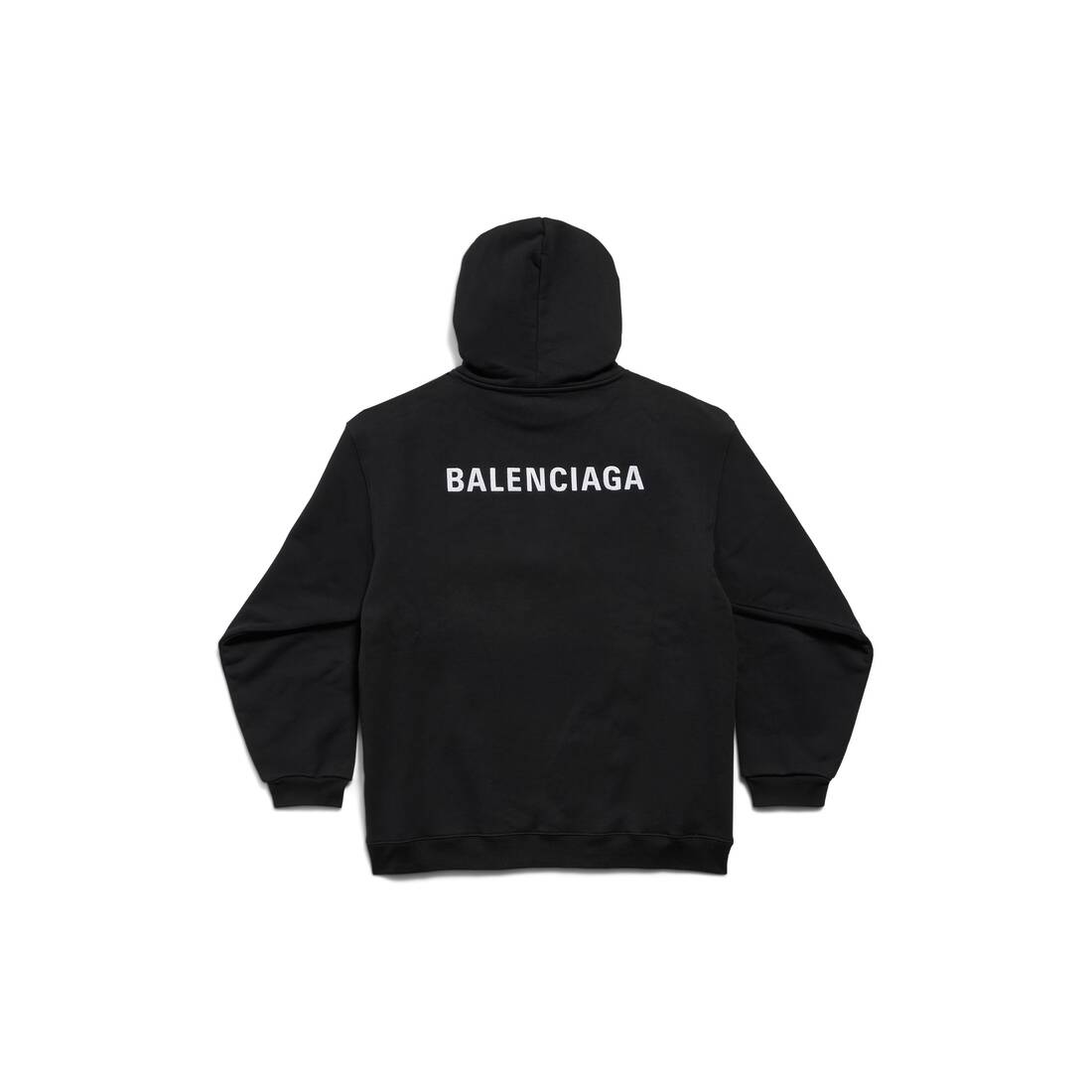 Flannels Balenciaga Black Logo Hoodie BALENCIAGA Logo Political