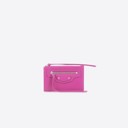 balenciaga card holder pink