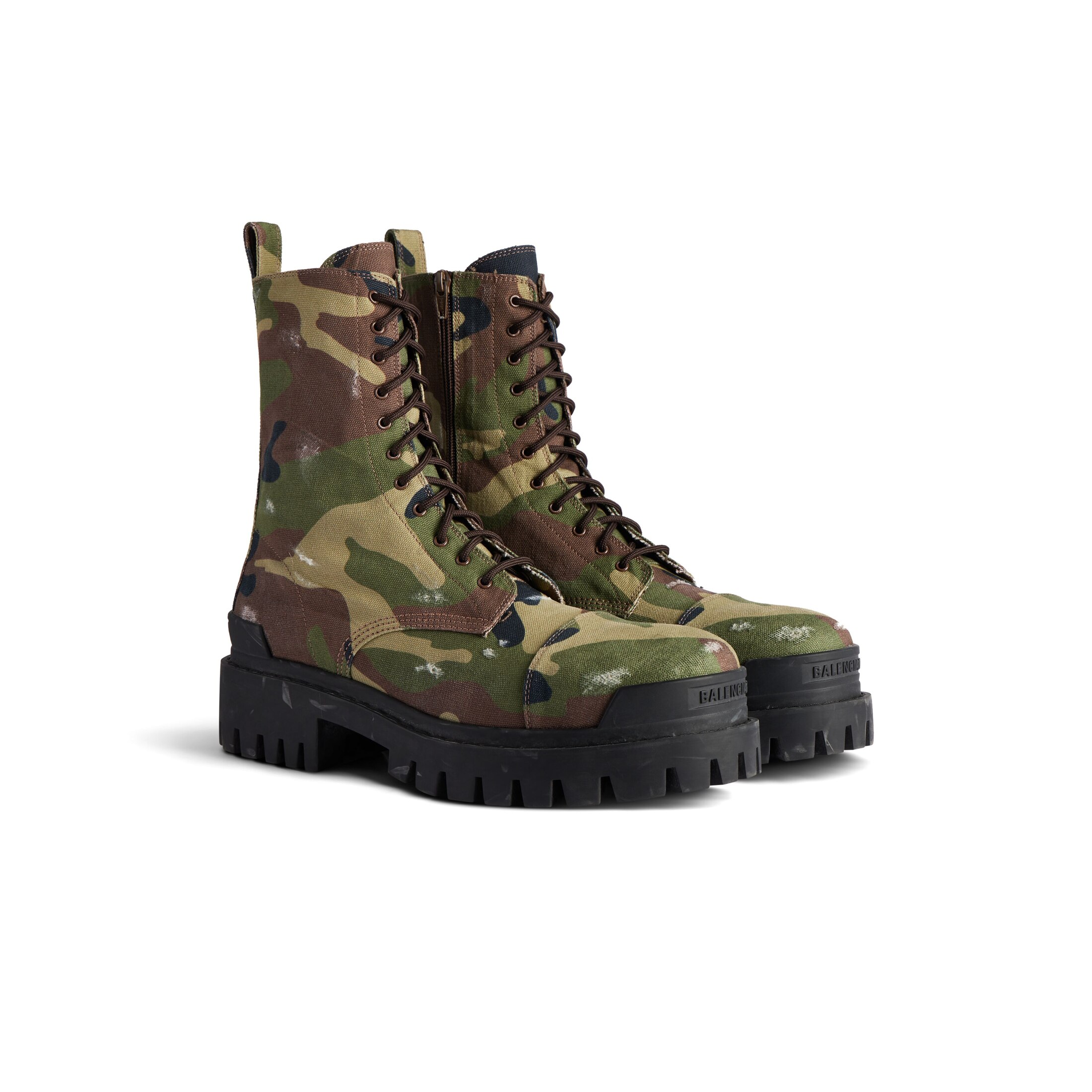 strike boot camo print