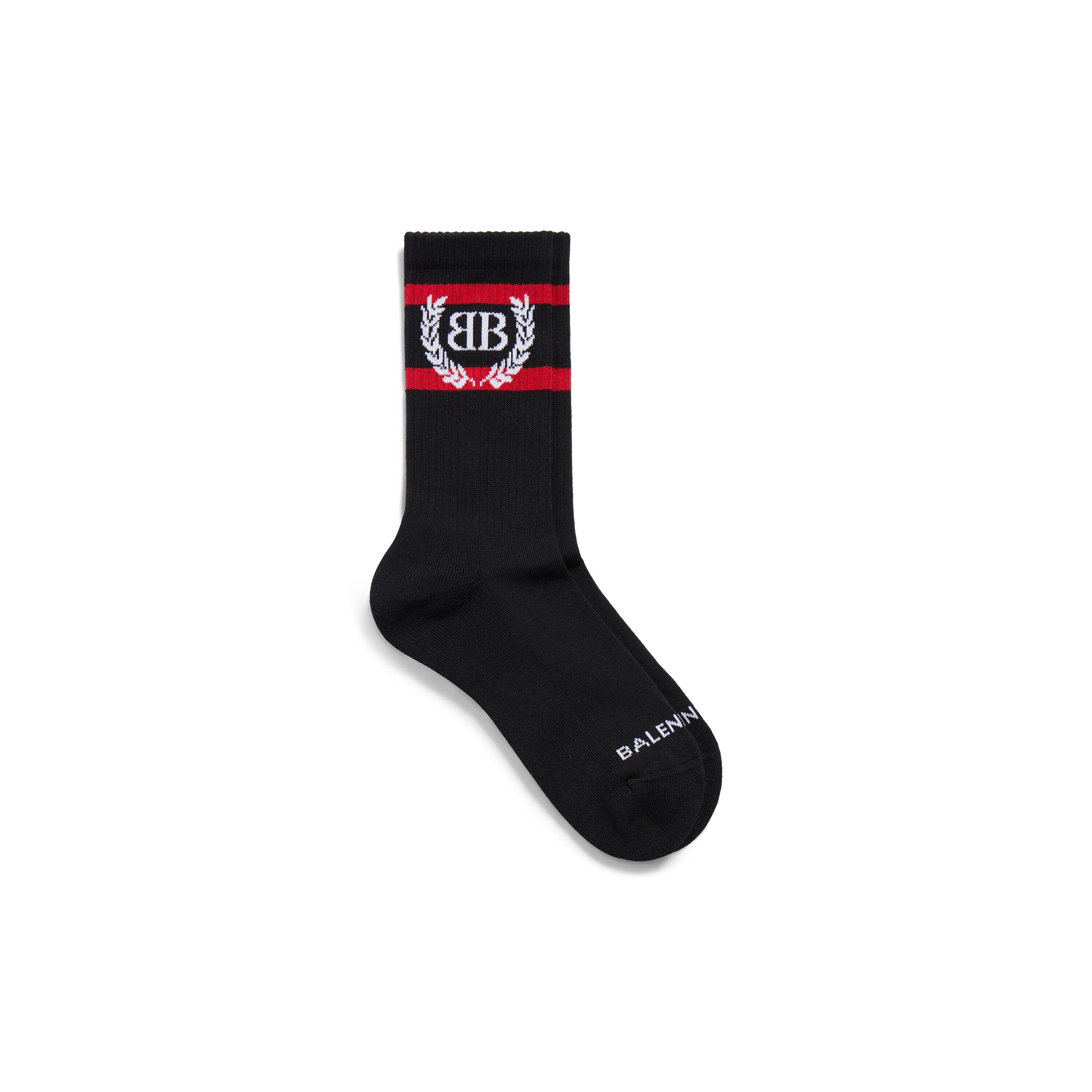 【Balenciaga】LAUREL SOCKS◆8294464F1B5 Balenciaga Laurel classic white/blue socks | TheDoubleF
