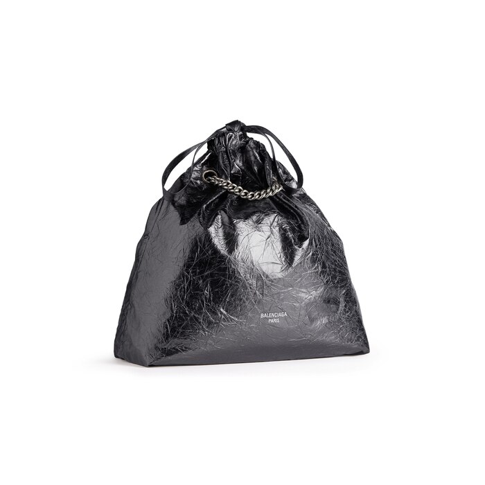 Luxury handbag - Balenciaga tote bag in black nylon