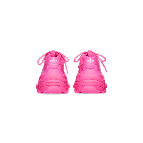 Zapatillas Triple S Balenciaga / Adidas Mujer en Rosa Neón ES