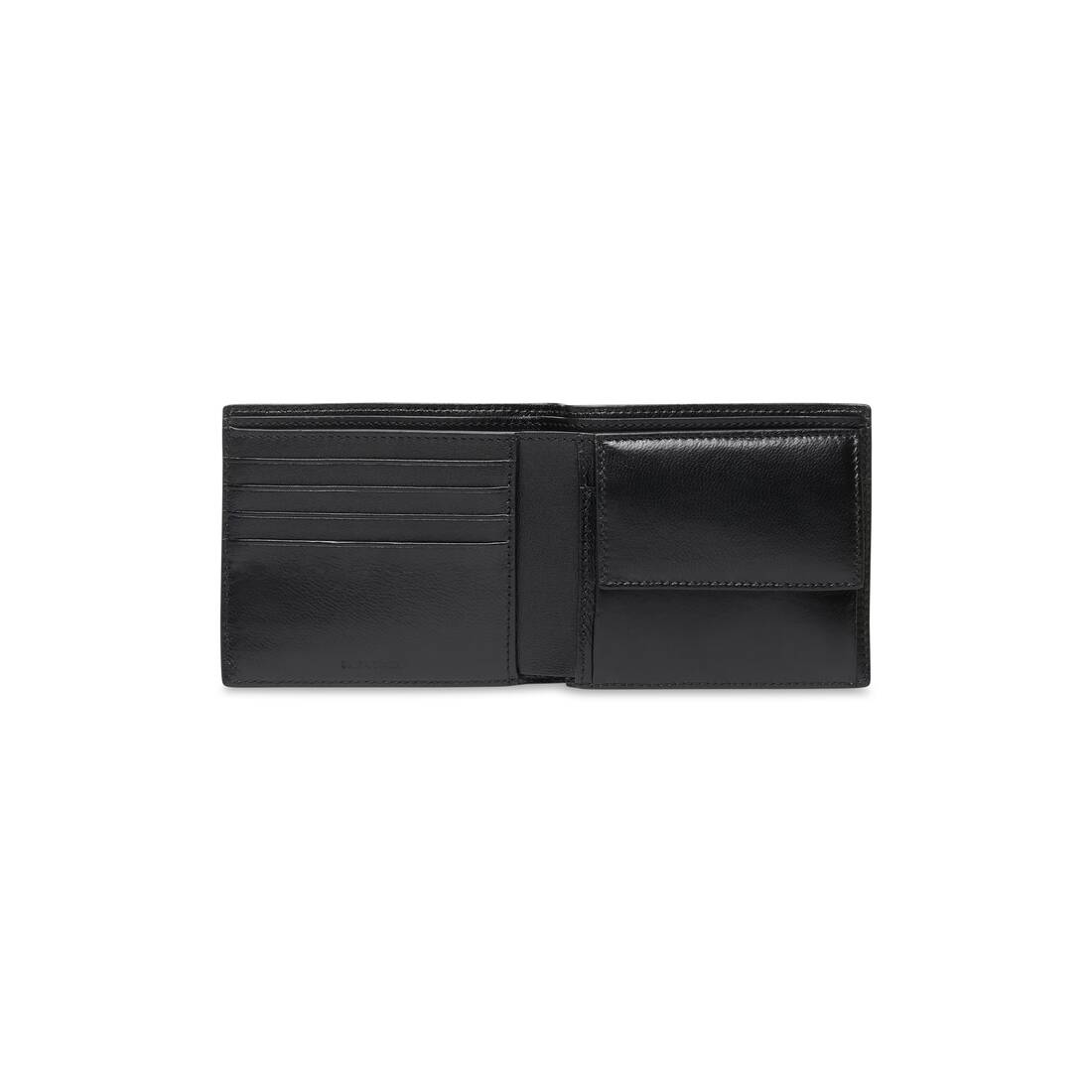 neo classic square fold coin wallet