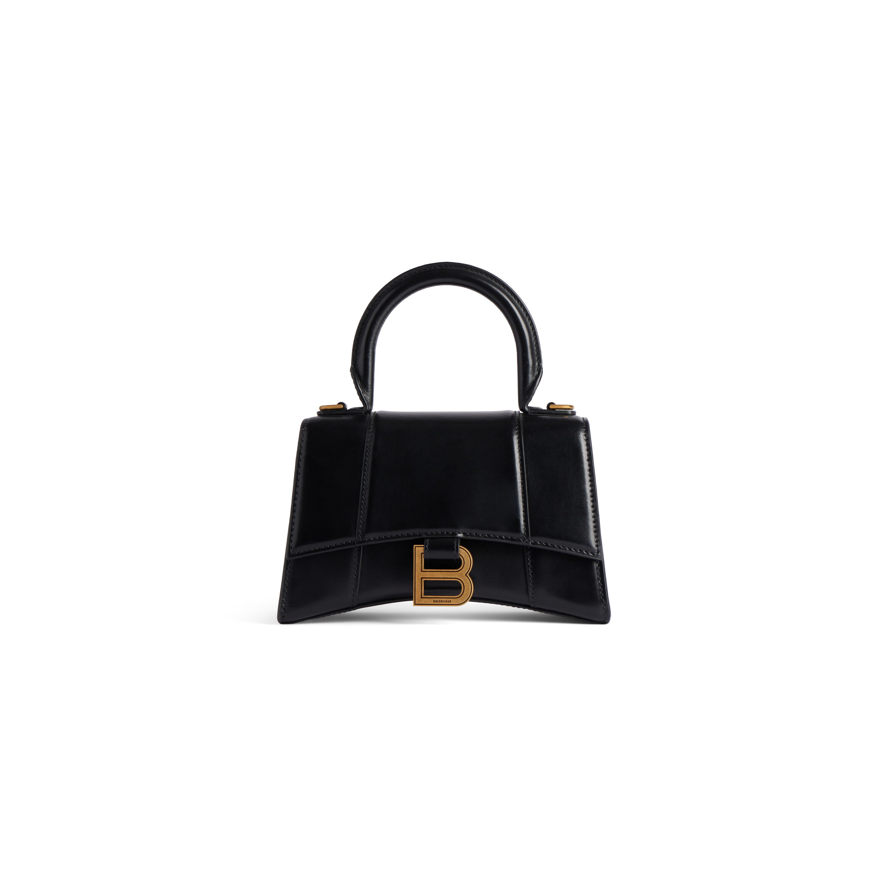 ショルダーバッグ・ポシェット BALENCIAGA 'Hourglass' small shoulder bag Women's Hourglass Handbag Small in Black | Balenciaga US