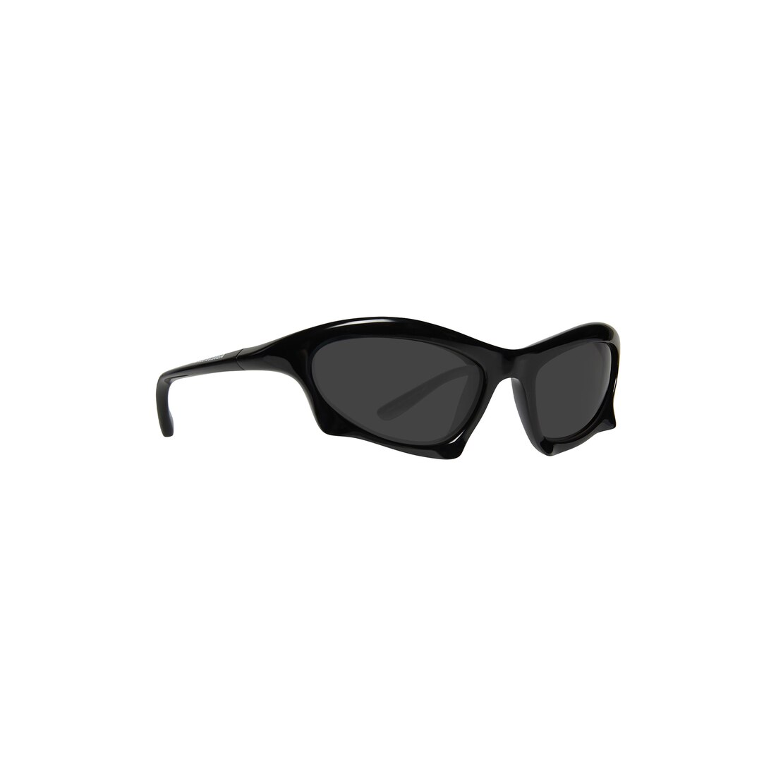 Bat Rectangle Sunglasses in Black | Balenciaga US