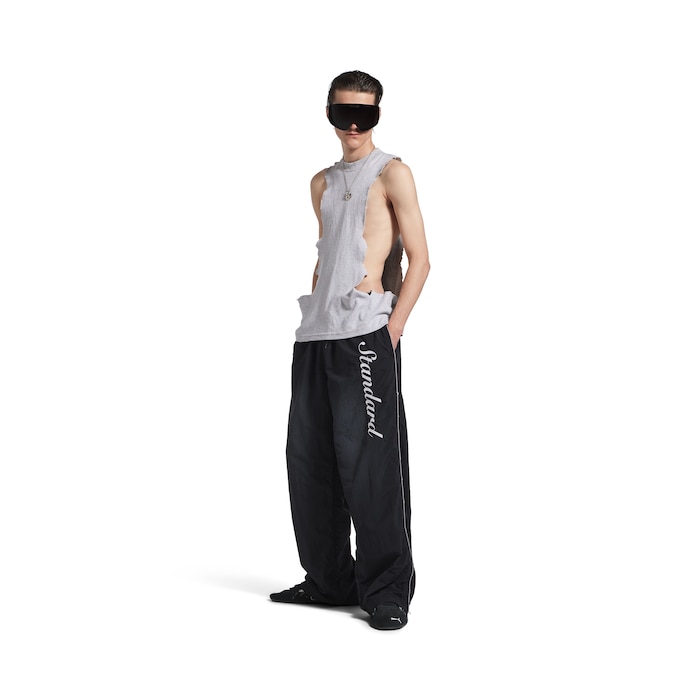 pantaloni tracksuit ampi standard script in tessuto tecnico